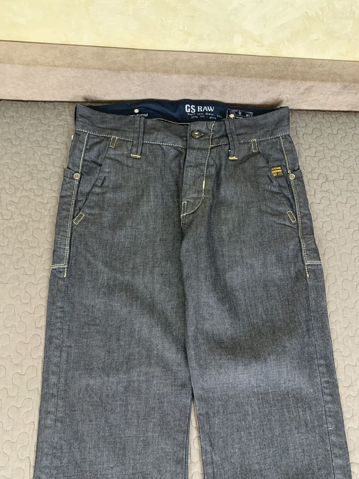 G-Star G Star Raw Denim Jeans Size US 30 / EU 46 - 3 Thumbnail