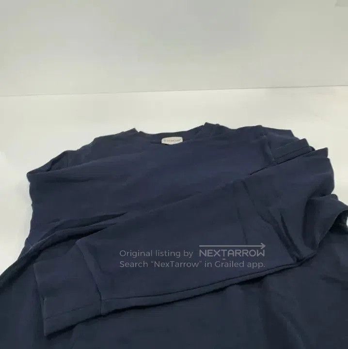 Moncler Moncler FW21 Logo Embroidered Cotton Crewneck Sweatshirt. Size US L / EU 52-54 / 3 - 9 Thumbnail
