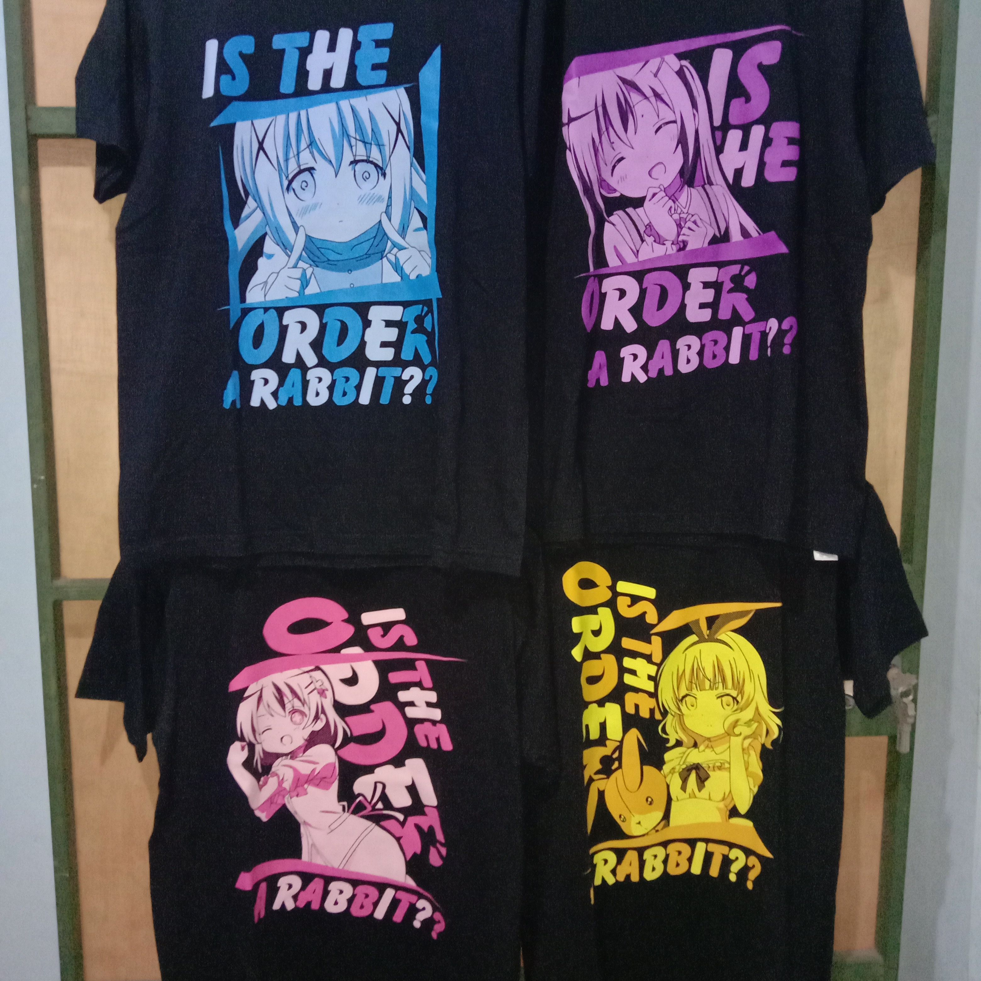 Gochuumon wa Usagi desu ka Gochiusa T-Shirt Anime Manga Rare