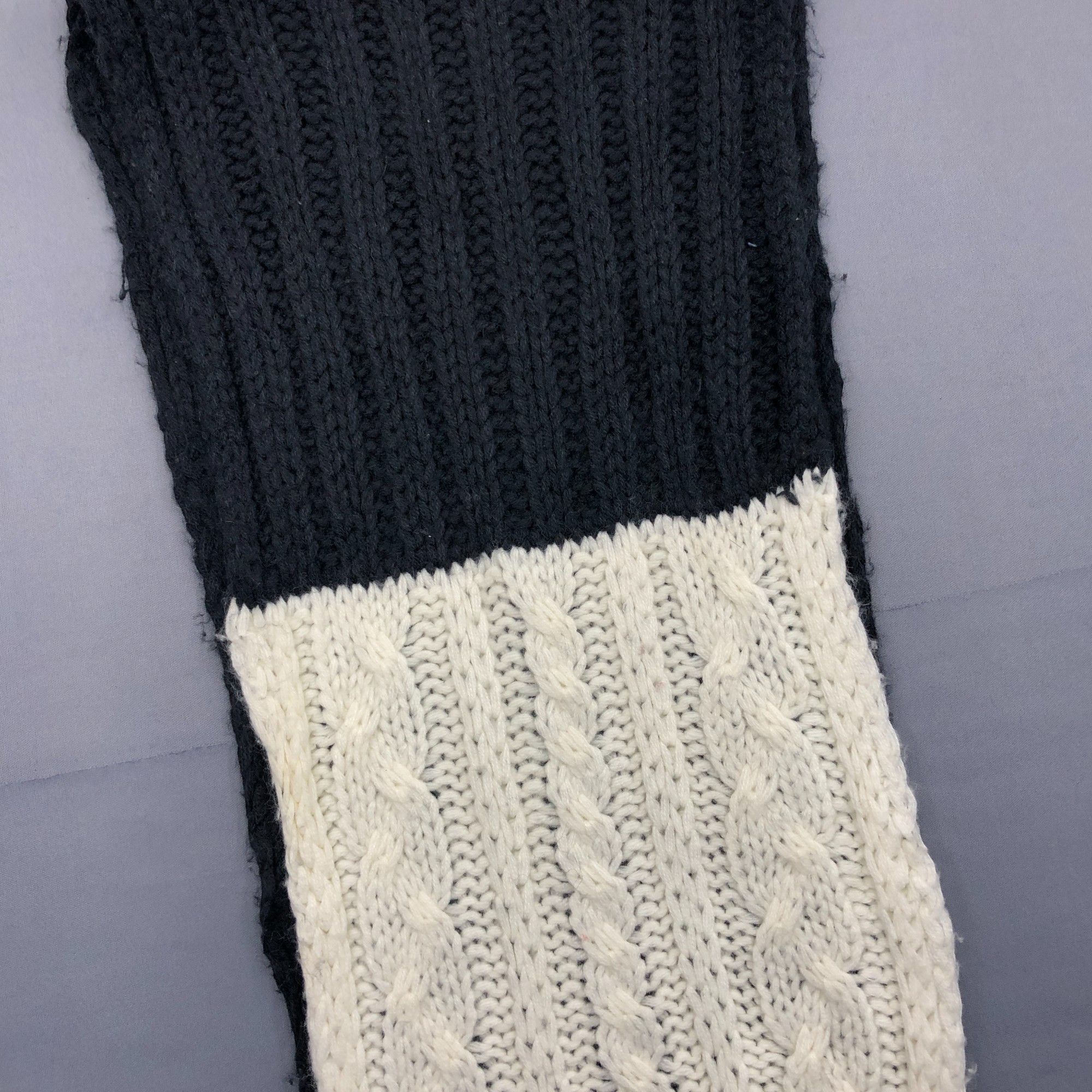 Beams Plus Vintage Beams Infinity Scarf Ribbed Knit Wool Scarves. Size ONE SIZE - 5 Thumbnail