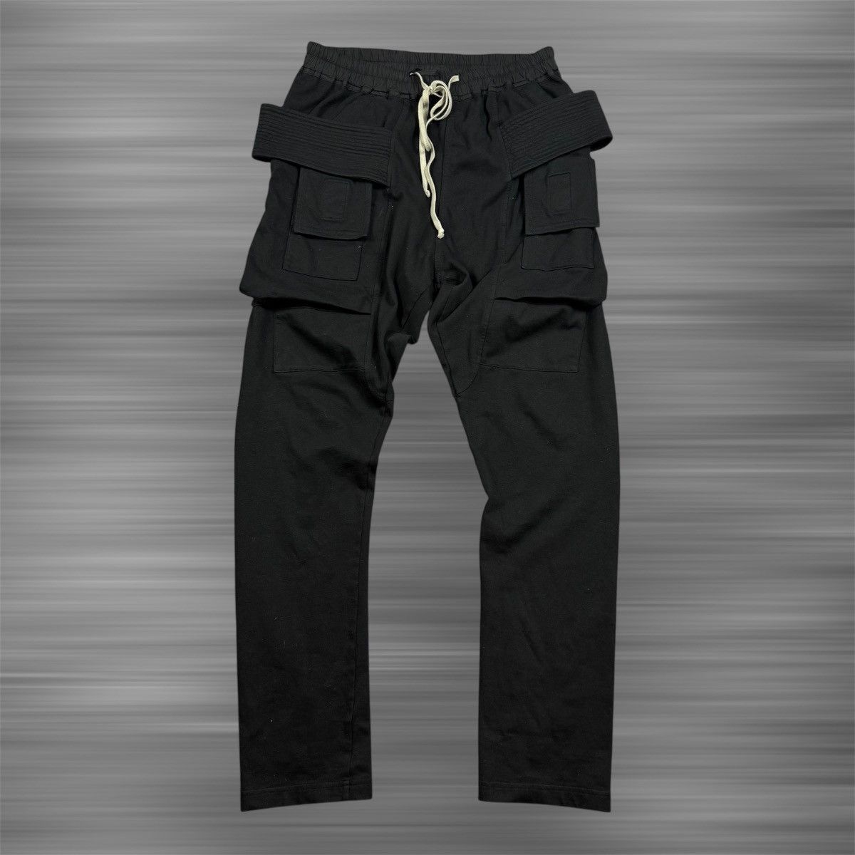 Rick Owens Rick Owens DRKSHDW Black 'Creatch' Cargo Pants Size US 34 / EU 50 - 1 Thumbnail