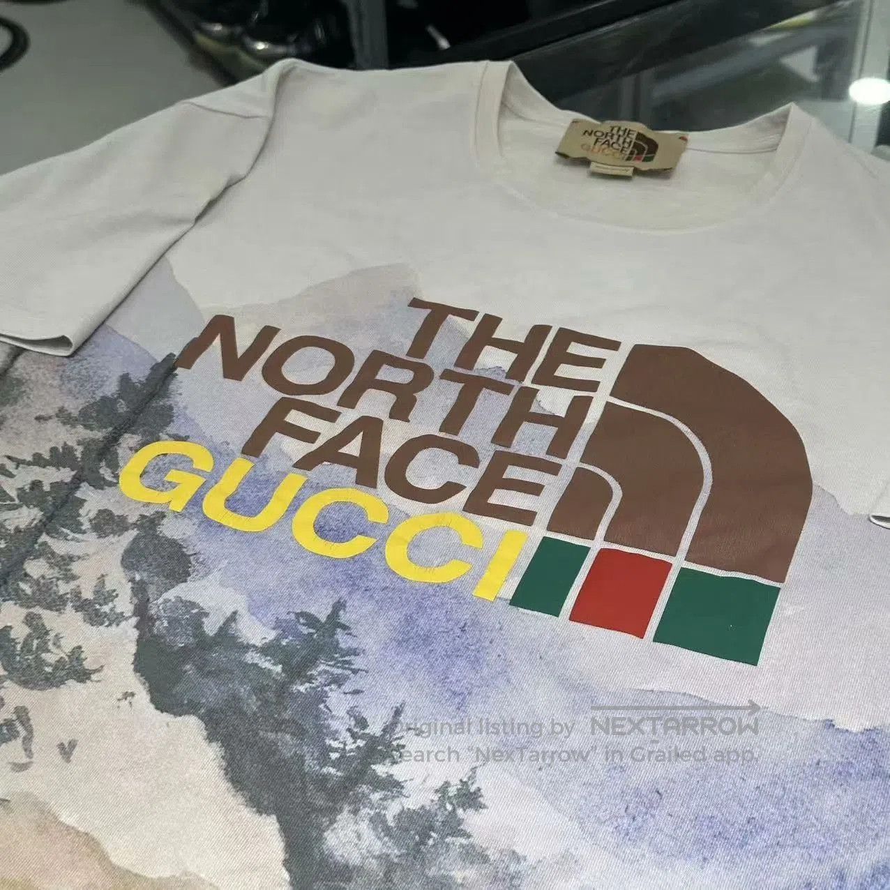 Gucci Gucci x The North Face Collaboration T-shirt. Size US XL / EU 56 / 4 - 2 Thumbnail