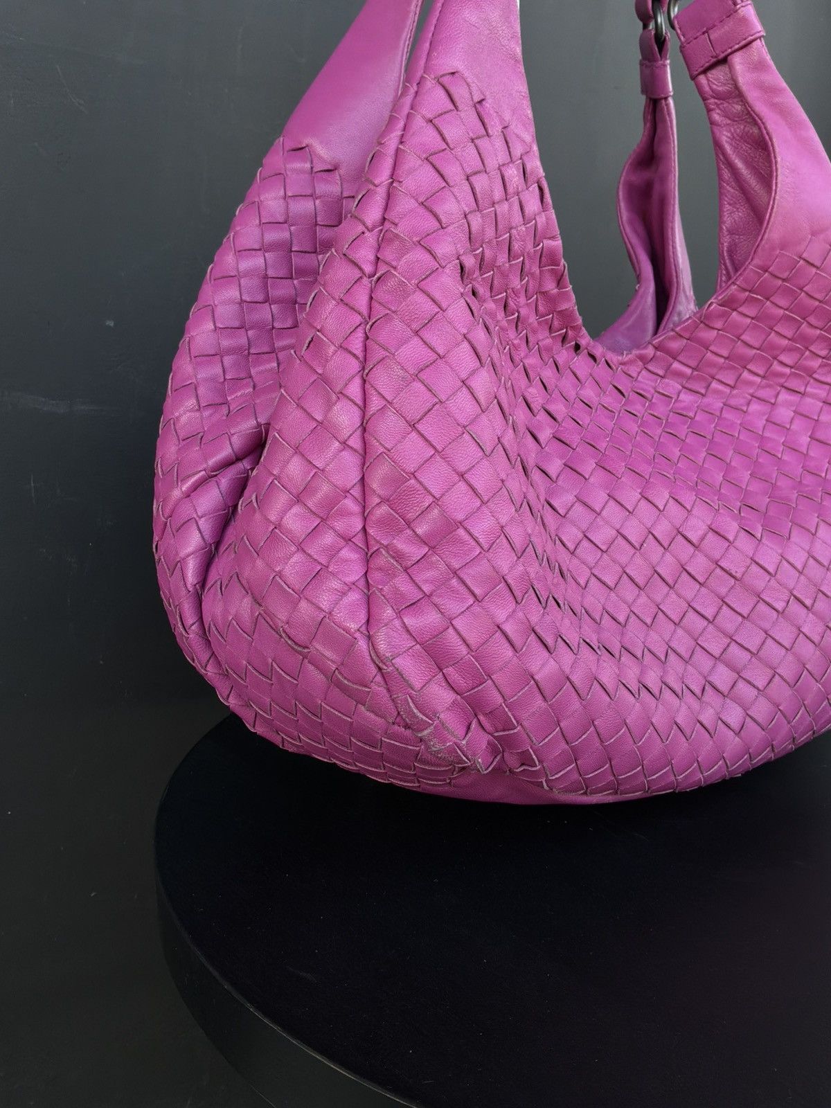 Bottega Veneta Bottega Veneta - Campana Hobo Intrecciato Nappa Leather Size ONE SIZE - 14 Thumbnail