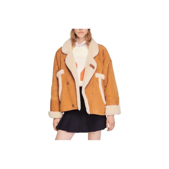 Sandro Sandro Solid Color Long Sleeve Jacket 0079 Size S / US 4 / IT 40 - 1 Thumbnail