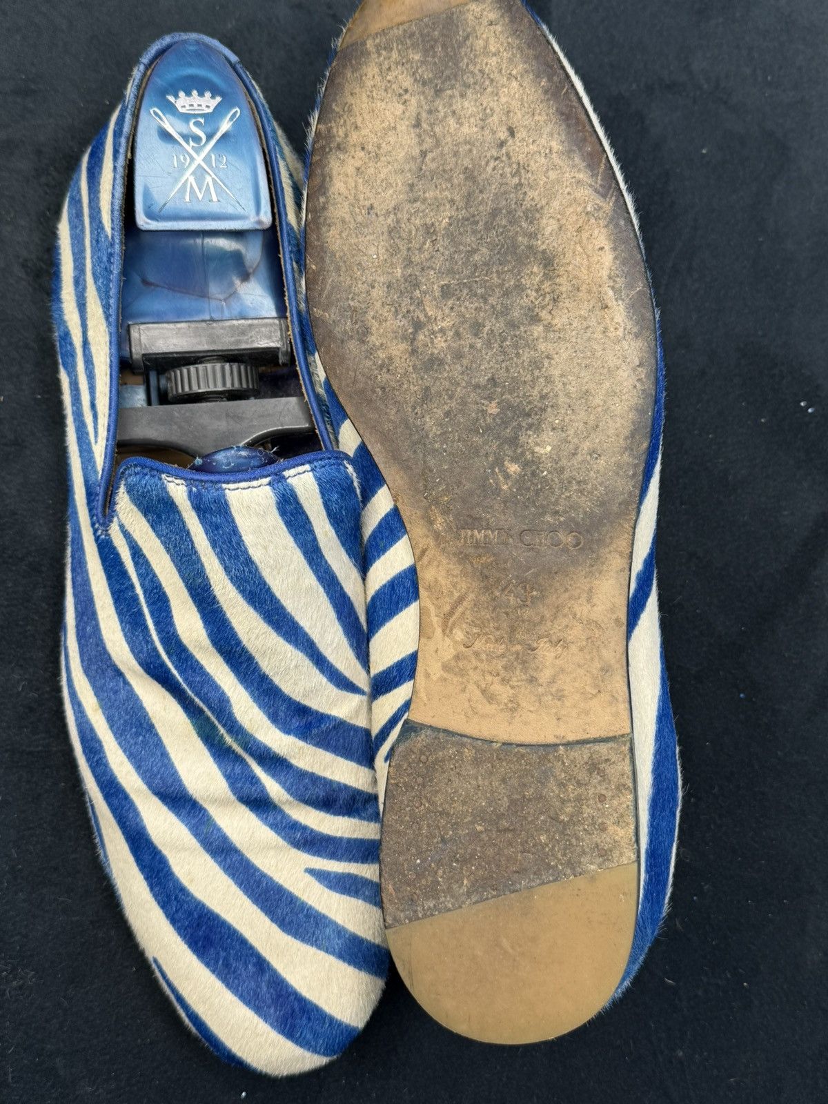 Jimmy Choo Jimmy Choo Zebra Loafers UK 9 Size US 9 / EU 42 - 6 Thumbnail