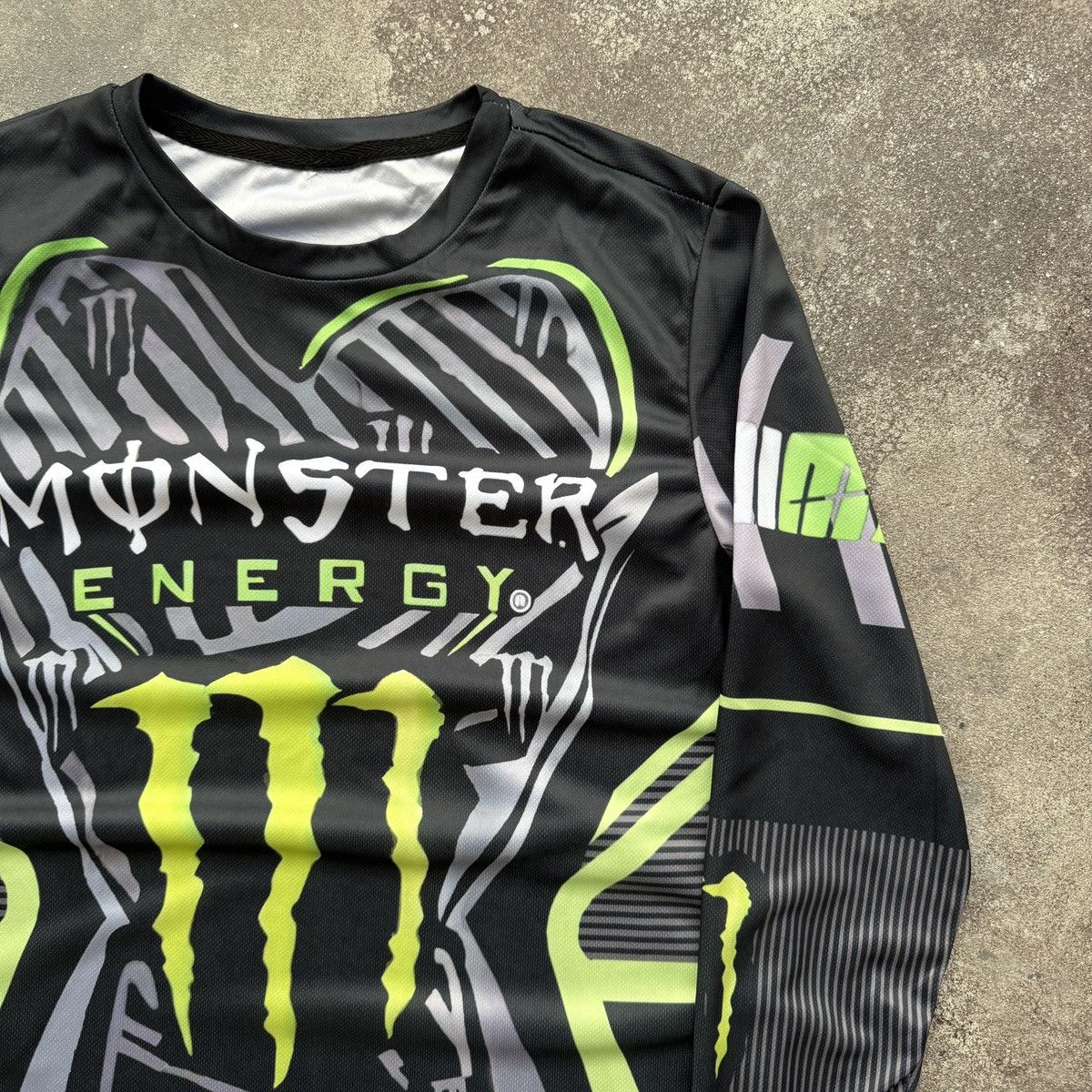 Japanese Brand Monster Energy Y2K Hype Moto Racing Long Sleeve Jersey Size US S / EU 44-46 / 1 - 4 Thumbnail