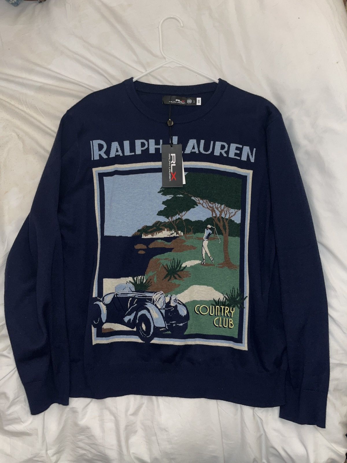 Polo Ralph Lauren Rare RLX Ralph Lauren Country Club Knitted Sweater Size US L / EU 52-54 / 3 - 1 Thumbnail
