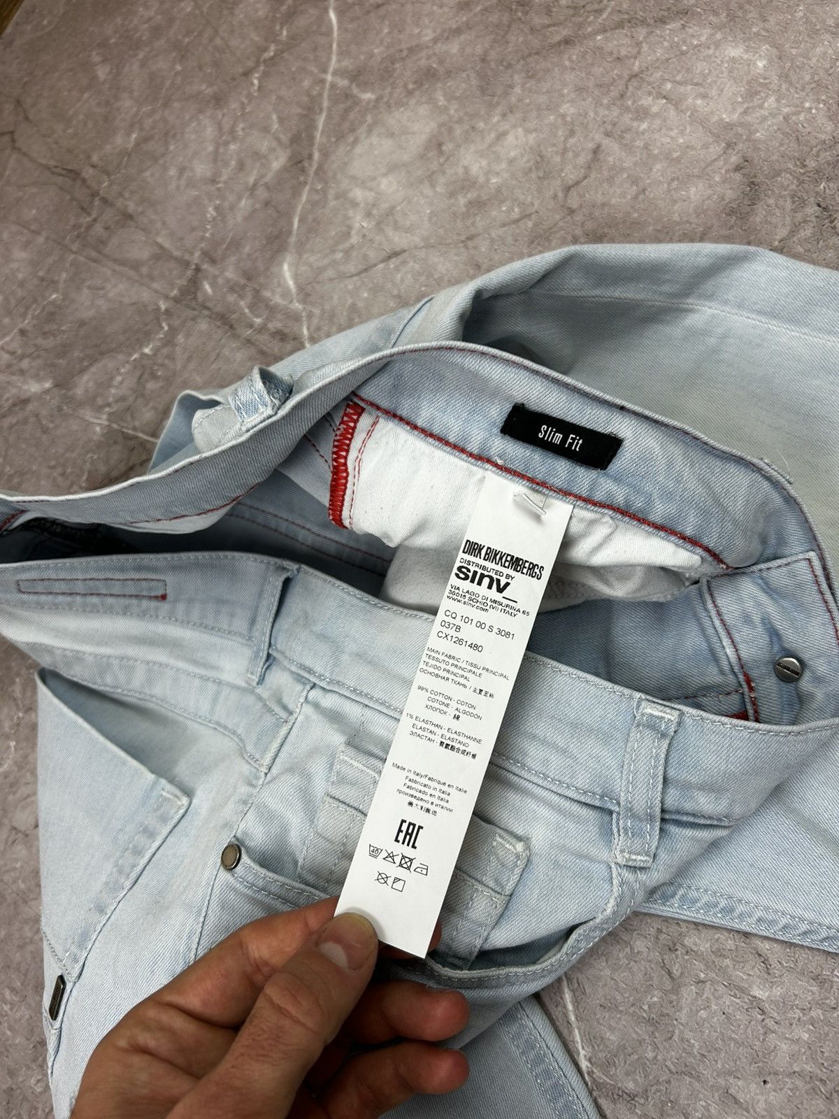 Dirk Bikkembergs Dirk Bikkembergs Biker Jeans Denim Pants Size US 33 - 7 Thumbnail