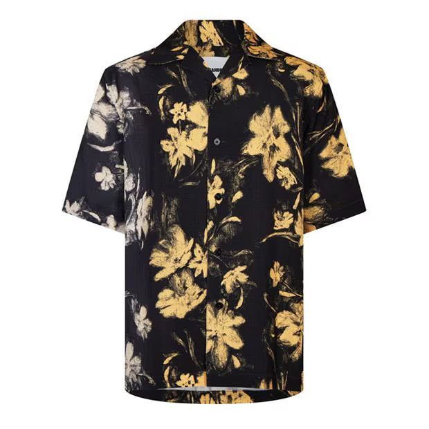 o1loc1c1124 Shirts in Black/Yellow