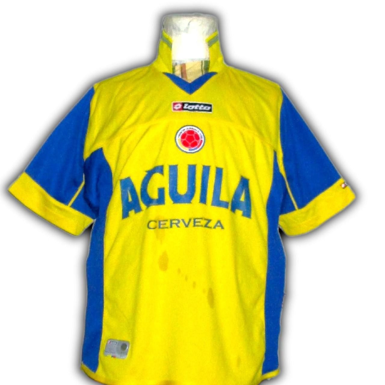 Lotto Sport Columbia 2003 2004 Home Shirt Jersey trikot maglia camiseta Size US L / EU 52-54 / 3 - 2 Thumbnail