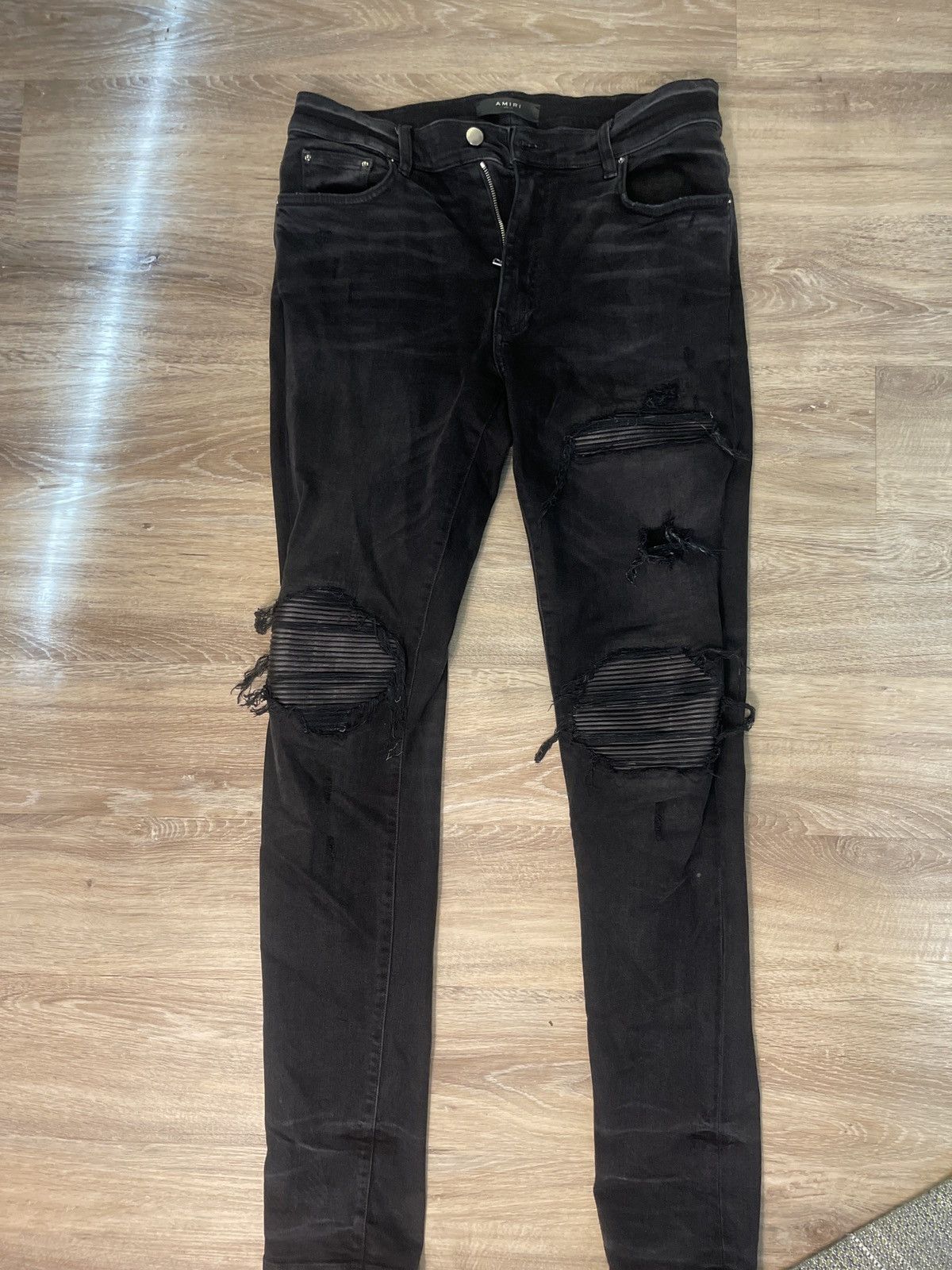 Amiri Amiri MX1 jeans dark gray | Grailed