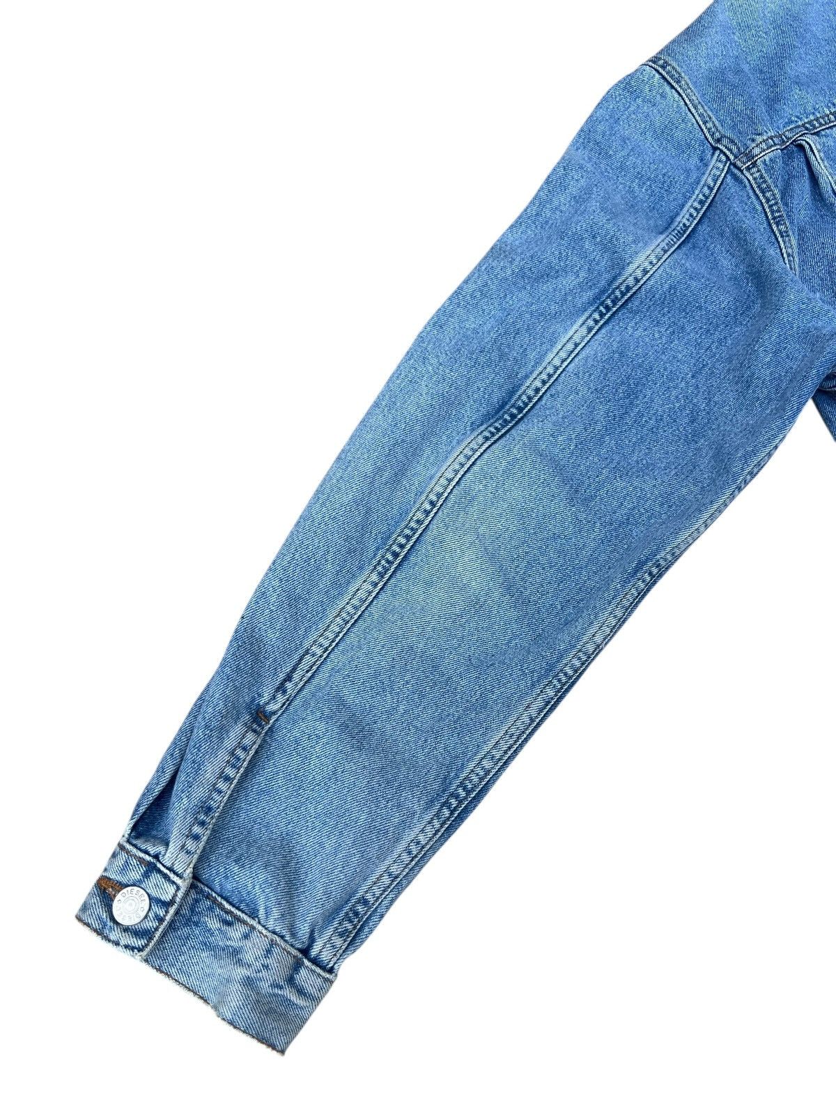 Diesel 90s Diesel Stars Series Distress Mud Denim Trucker Jacket Size US XL / EU 56 / 4 - 20 Thumbnail