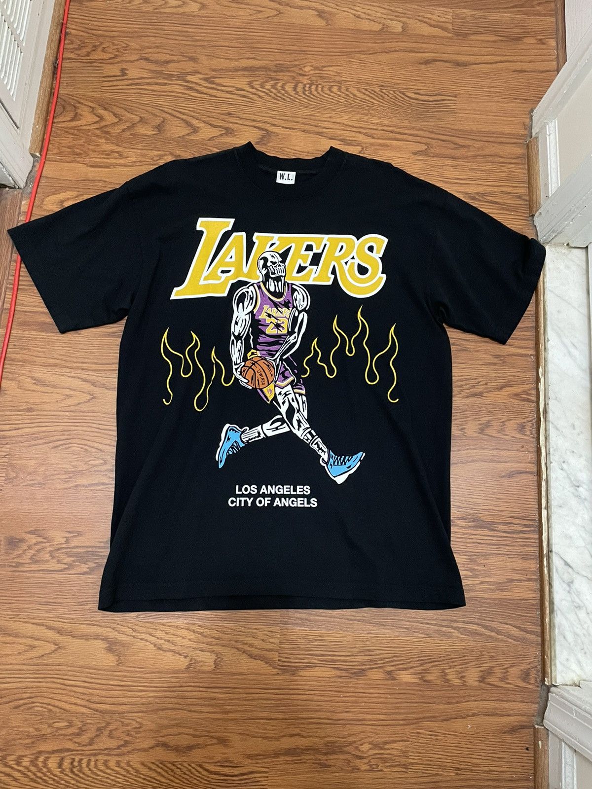 Warren Lotas Warren Lotas Lebron James Flames T-Shirt Black Size US L / EU 52-54 / 3 - 1 Thumbnail