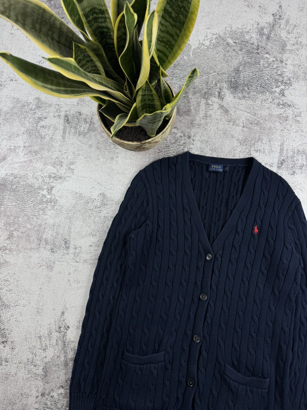 Polo Ralph Lauren Polo Ralph Lauren Sport Cable Knited Sweater Button Cardigan Size M / US 6-8 / IT 42-44 - 4 Thumbnail