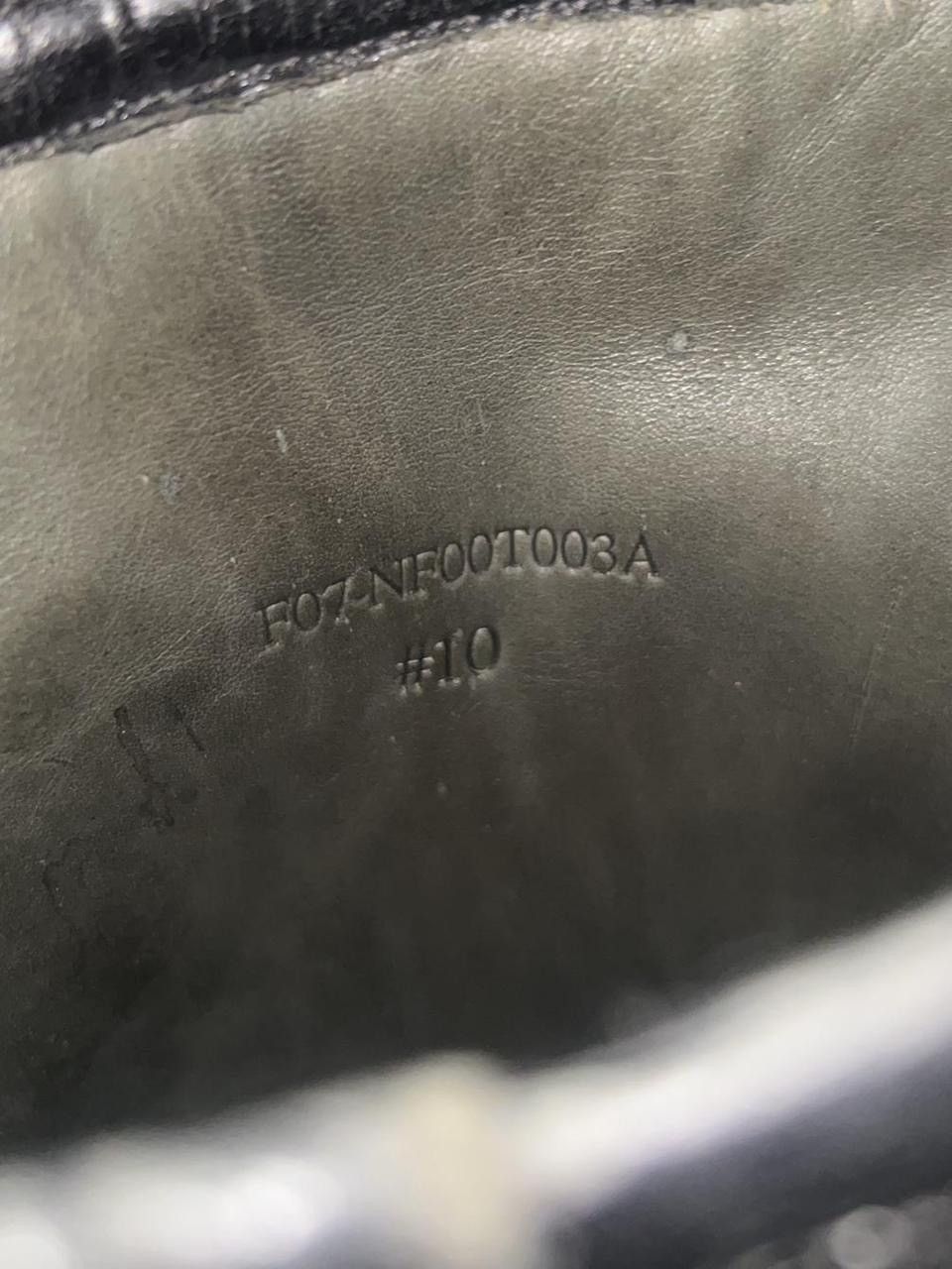 Number (N)ine number (n)ine aw07 "love god murder" leather pull up boots Size US 10.5 / EU 43-44 - 6 Thumbnail
