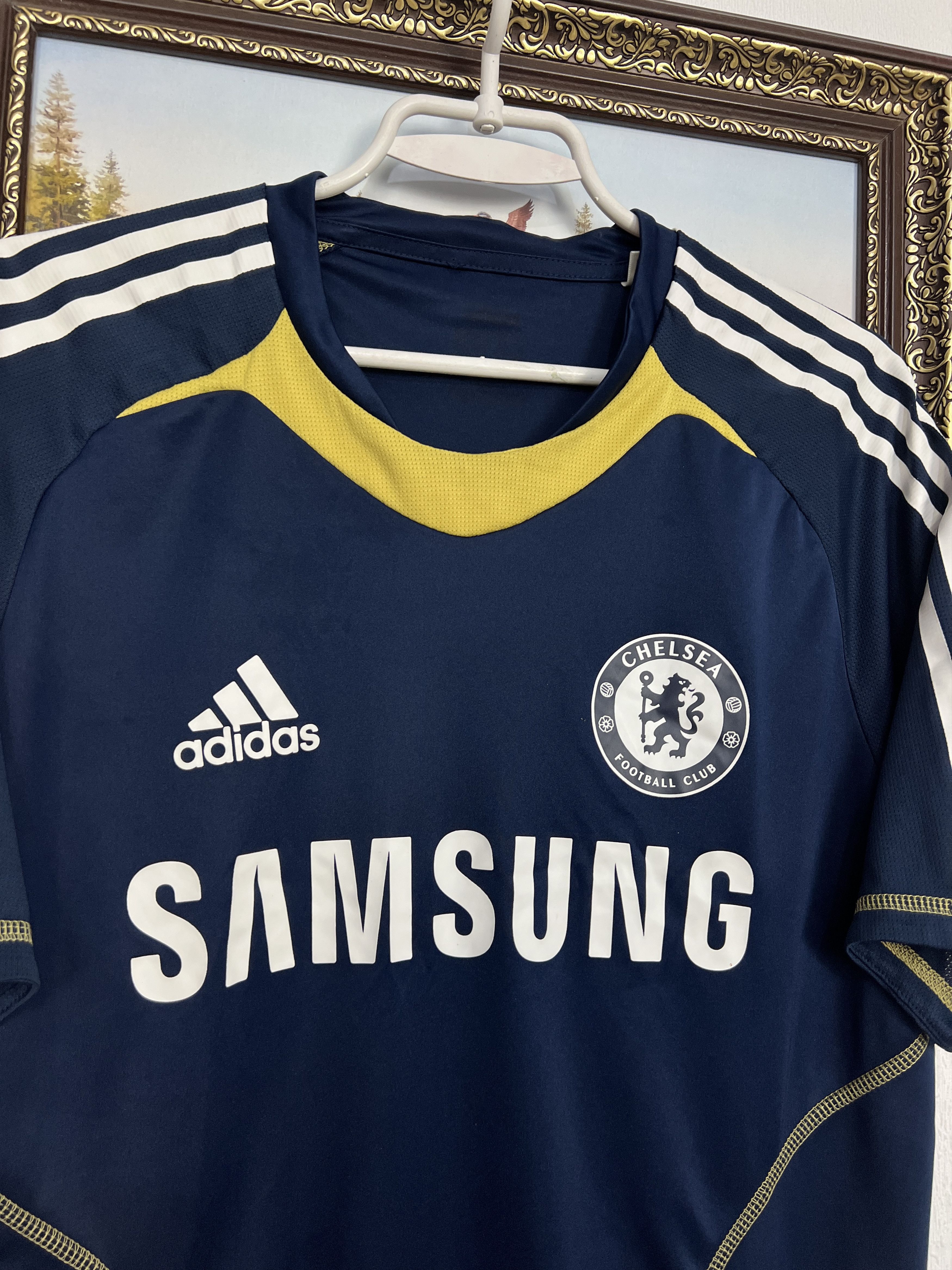 Adidas Vintage Chelsea Football Player Issue Train Shirt Jersey Size US M / EU 48-50 / 2 - 3 Thumbnail