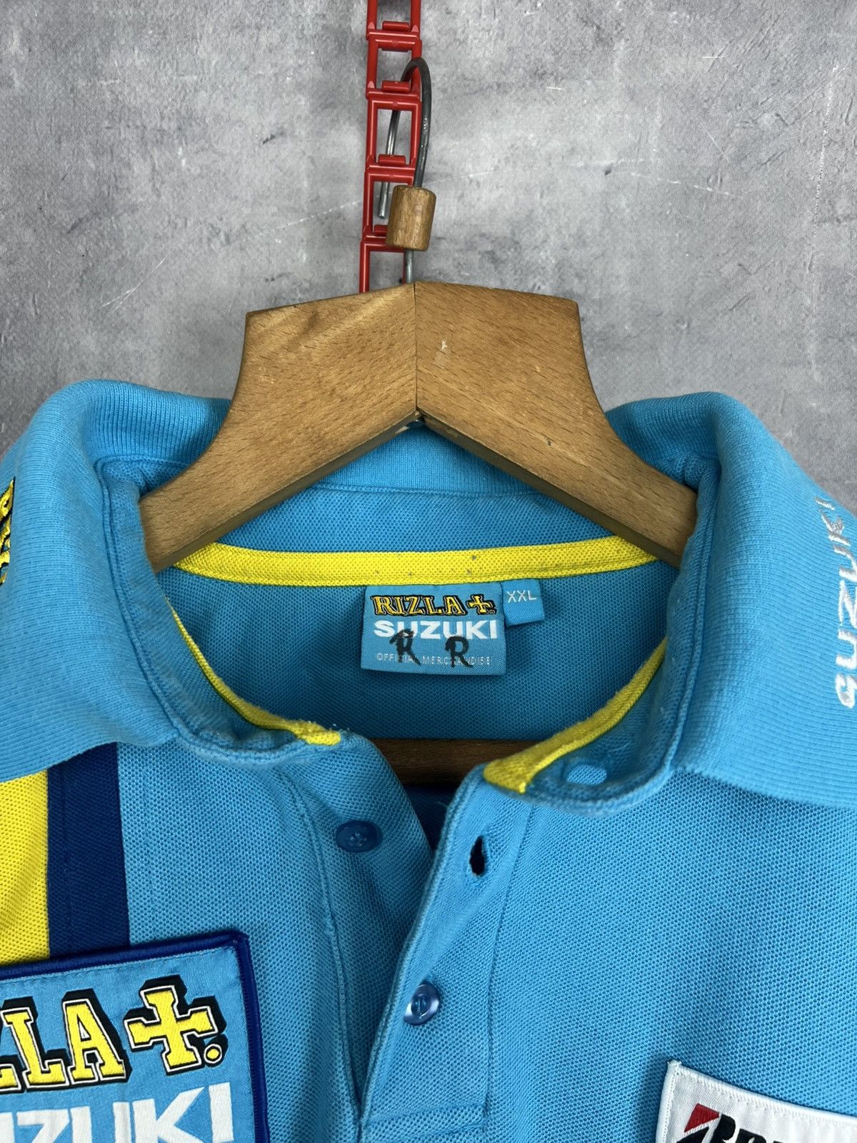 Vintage Suzuki Rizla Racing MotoGP - Polo Shirt size xl Size US XL / EU 56 / 4 - 7 Thumbnail