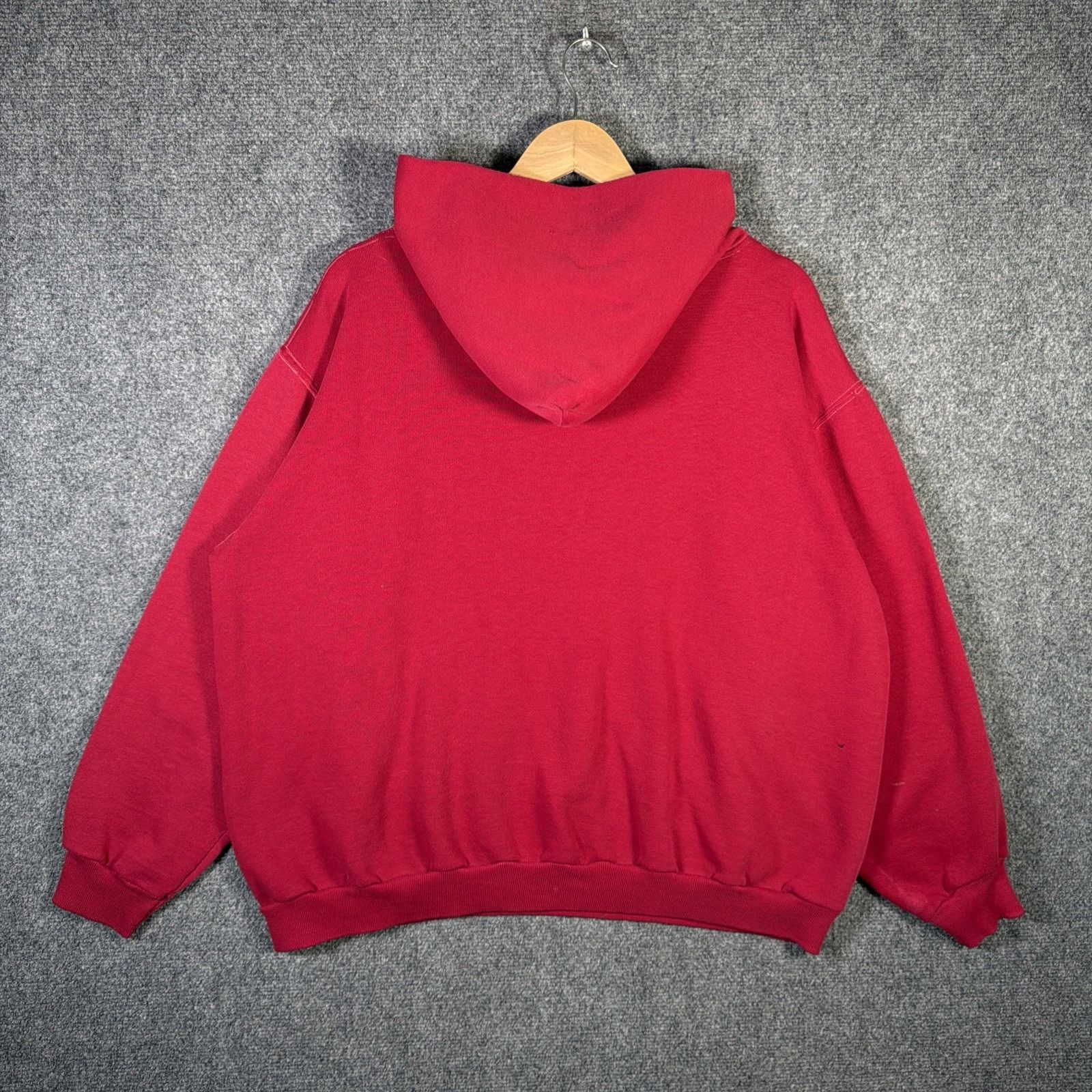 Russell Athletic True Vintage Hoodie Mens XL Red 70s Stanford Russell College Size US XL / EU 56 / 4 - 7 Thumbnail