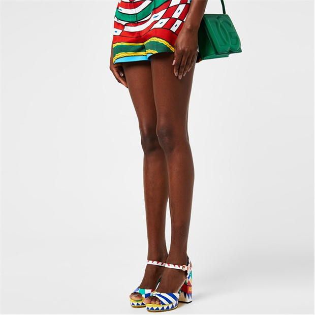 Dolce & Gabbana o1g2r1mq1024 Sandal Heel in Multicolor Size US 6.5 / IT 36.5 - 5 Thumbnail