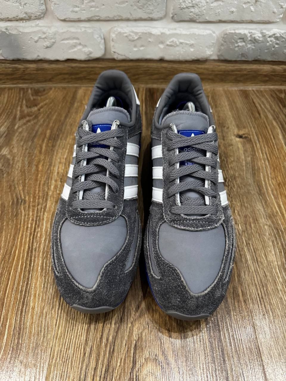 Adidas Adidas La Trainer Retro Sneakers Grey Trainers Size US 9.5 / EU 42-43 - 3 Thumbnail