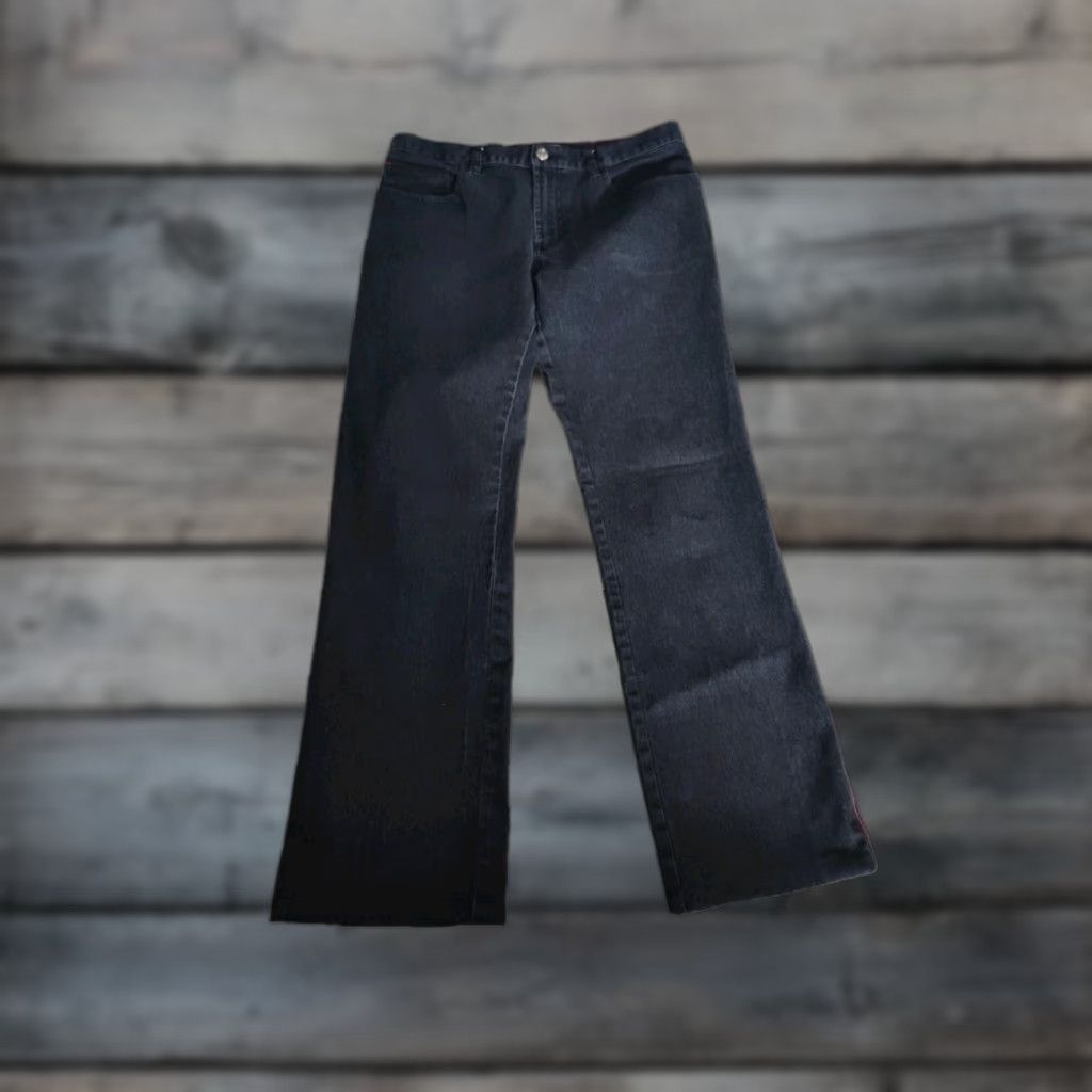 Polo Ralph Lauren VINTAGE Polo Ralph Lauren Women’s Pants Size 8 Black Denim Bootcut Casual Workwear 28 Inseam Size 30" / US 8 / IT 44 - 1 Thumbnail