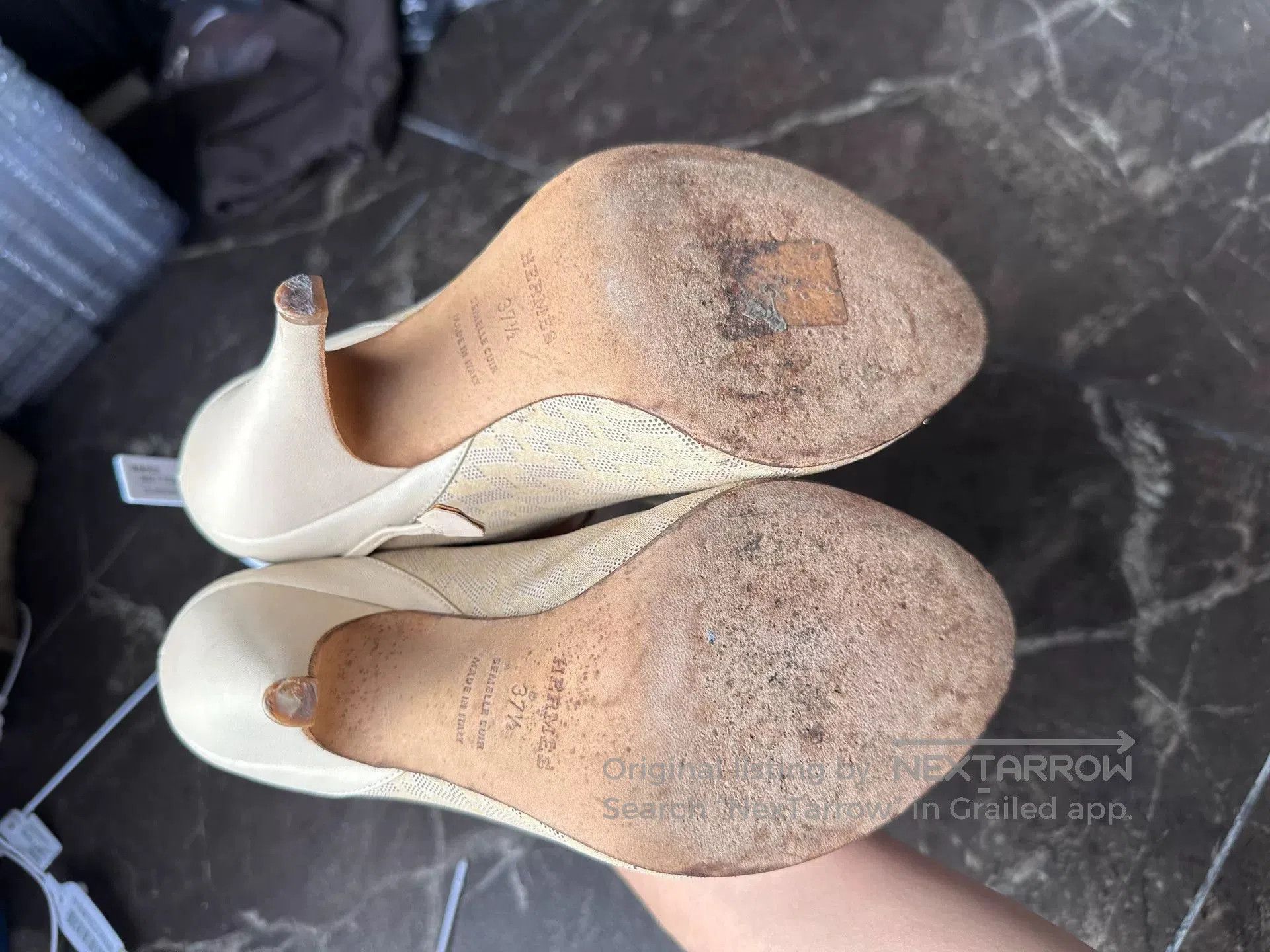 Hermes Hermes Women's Peep. Size US 6.5 / IT 36.5 - 6 Thumbnail