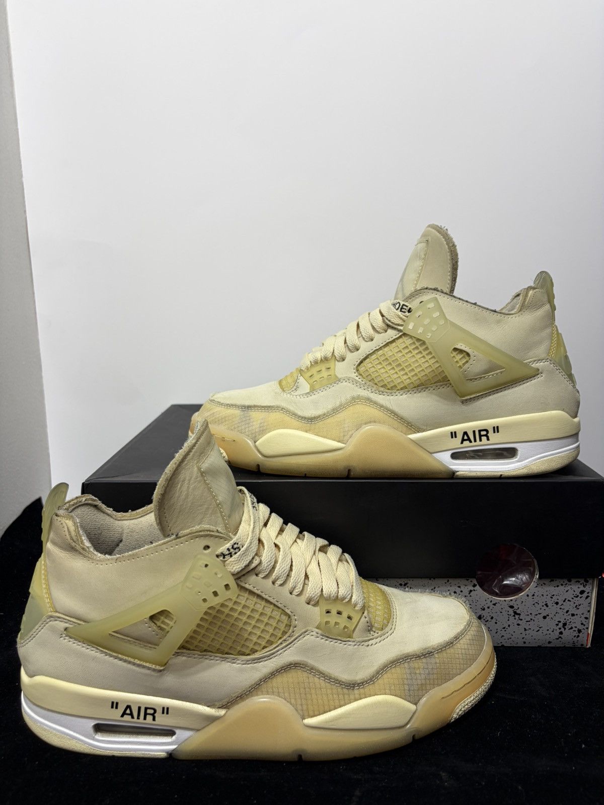 Air Jordan Off White 4s-Sz 7.5W/6M-Great Condition Off-White x Air Jordan 4  main image 4