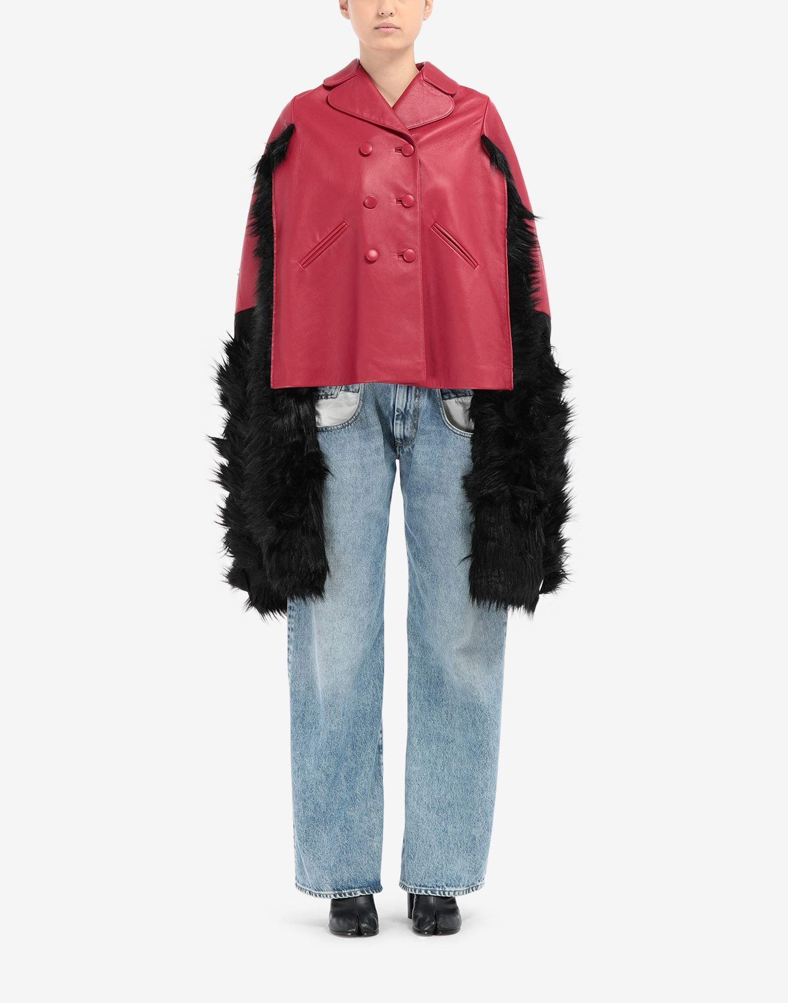 Maison Margiela o1y0625 Jacket in Red/Black Size XS / US 0-2 / IT 36-38 - 2 Thumbnail