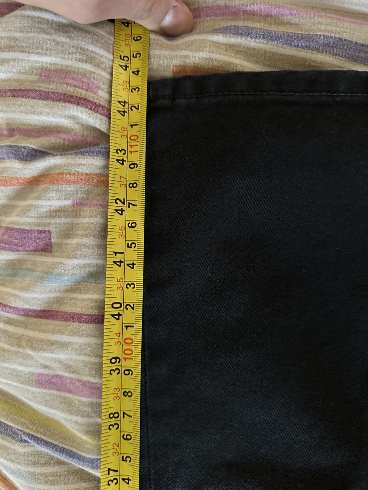 Balenciaga [M] 1550$ Black flared double knee jeans Size US 31 - 20 Thumbnail