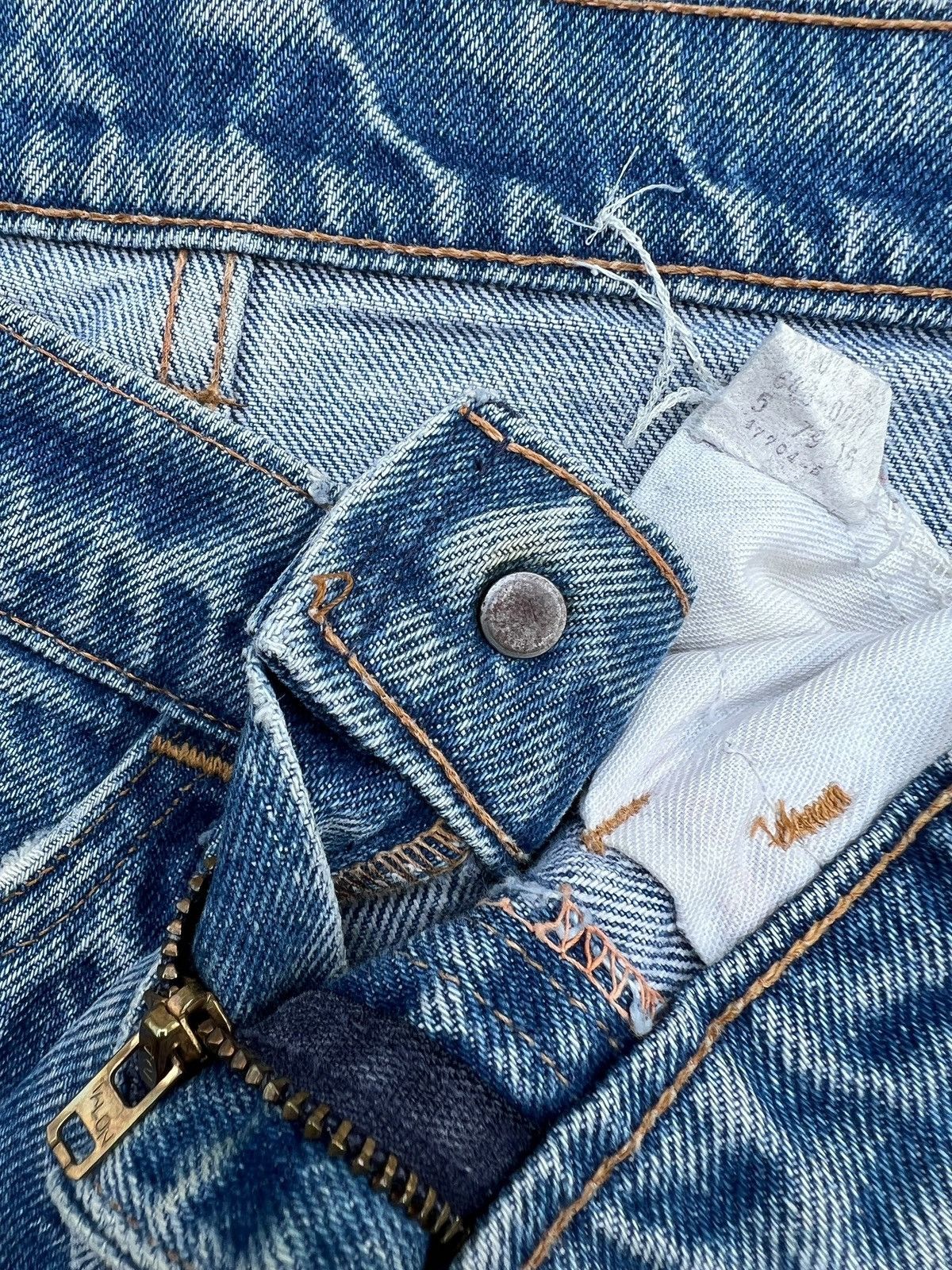 Levi's Vintage 70s Levi’s 646 Bootcut Denim Jeans 30x31 Button 16 Size US 30 / EU 46 - 10 Thumbnail