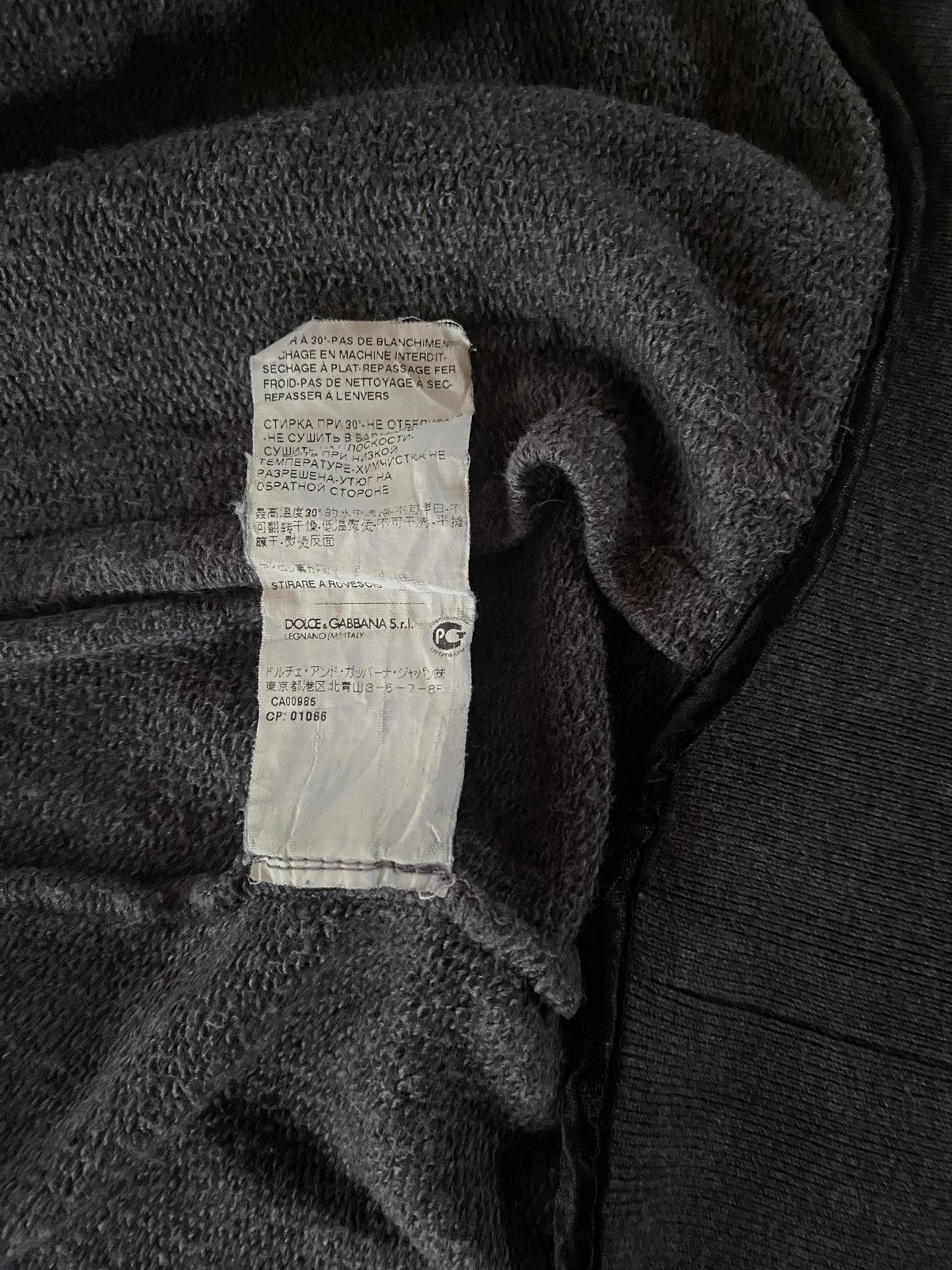 Designer Dolce & Gabbana Zipper Hoodie Size US S / EU 44-46 / 1 - 10 Thumbnail