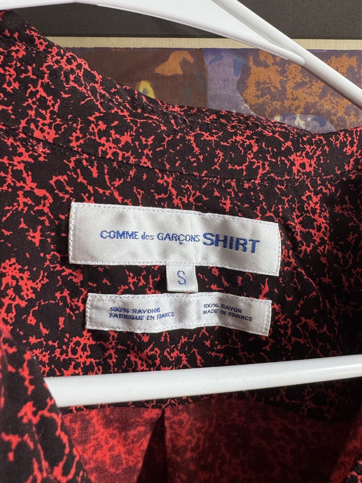 Comme des Garcons SHIRT COMME DES GARCONS SHIRT Button Up Red S12015 Size US S / EU 44-46 / 1 - 3 Thumbnail