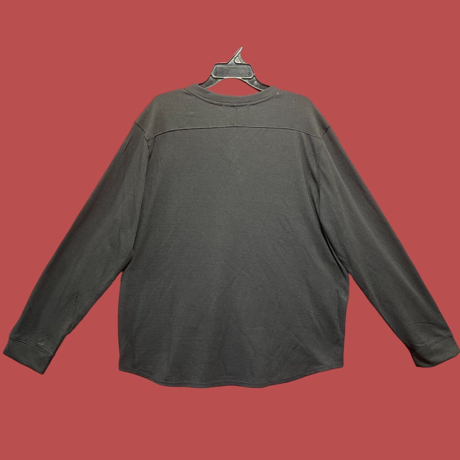Other All In Motion - Men's Waffle-Knit Henley Athletic Top - Blac Size US XXL / EU 58 / 5 - 4 Thumbnail