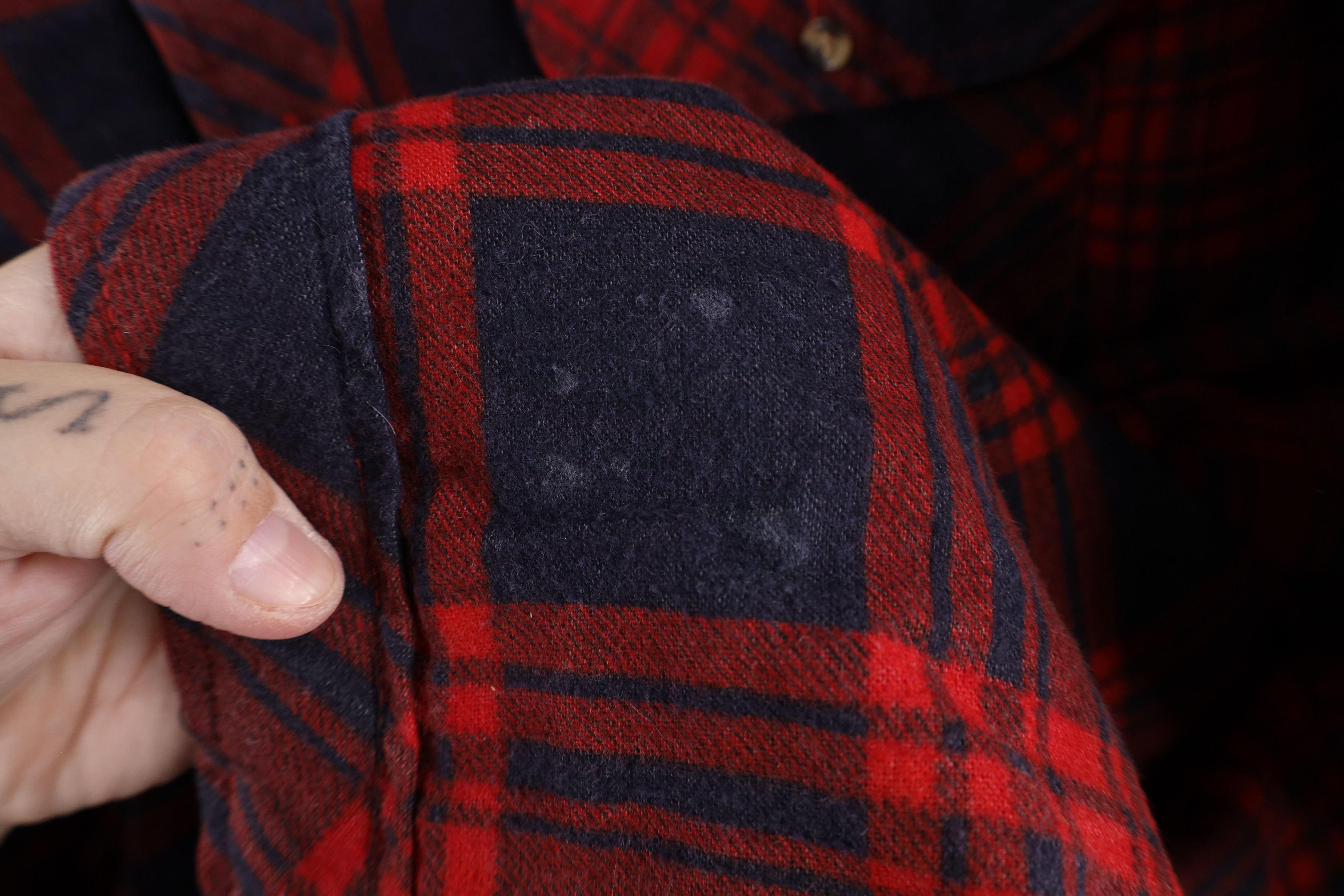 Vintage Vintage 70s Streetwear Quilted Flannel Button Shirt Jacket Size US XL / EU 56 / 4 - 4 Thumbnail