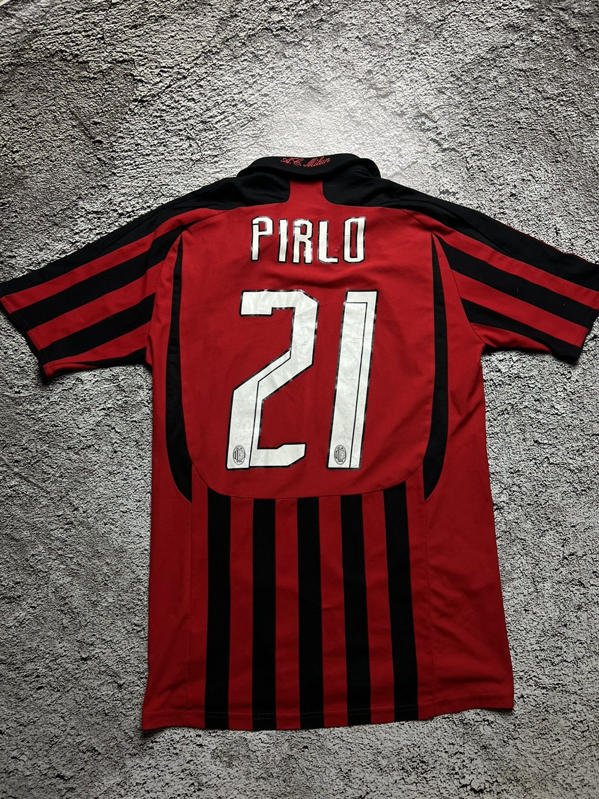 Adidas 2007-2008 ACM Milan Andrea Pirlo adidas vintage jersey Size US S / EU 44-46 / 1 - 1 Thumbnail
