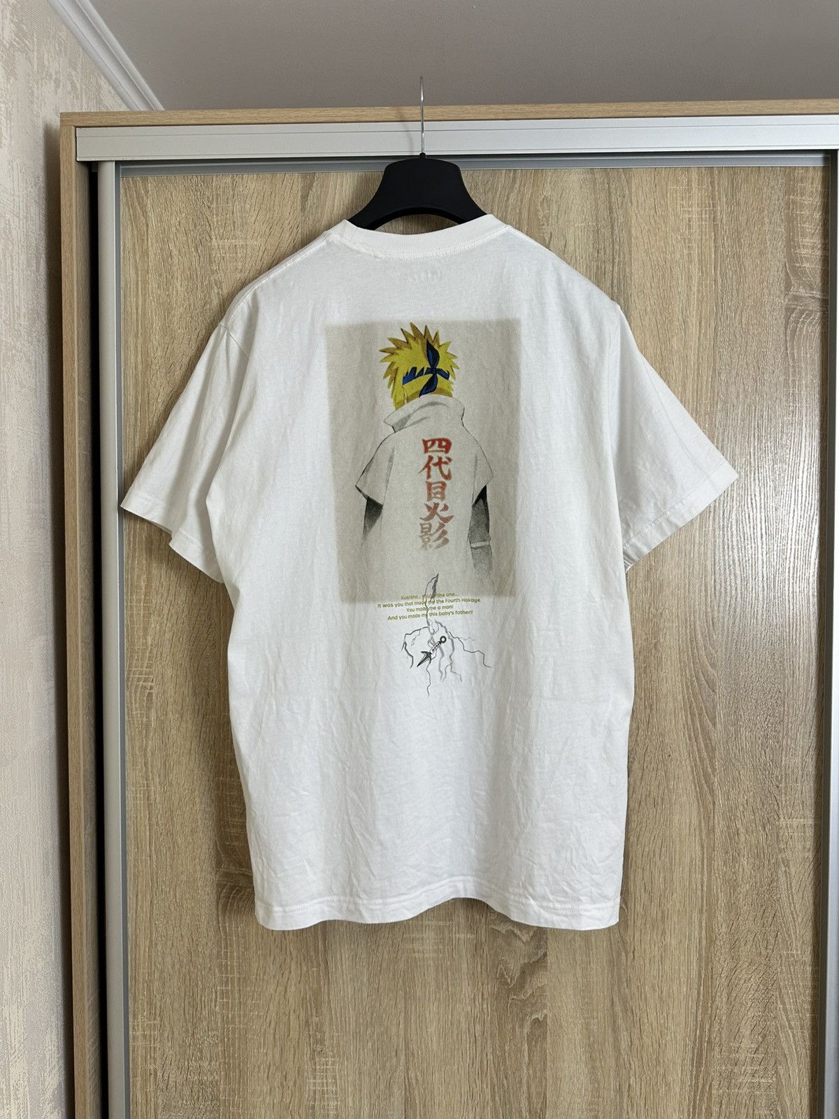 Anime 🔥 Minato Namikaze Naruto Vintage T Shirt Akatsuki Itachi Y2K Size US L / EU 52-54 / 3 - 2 Thumbnail