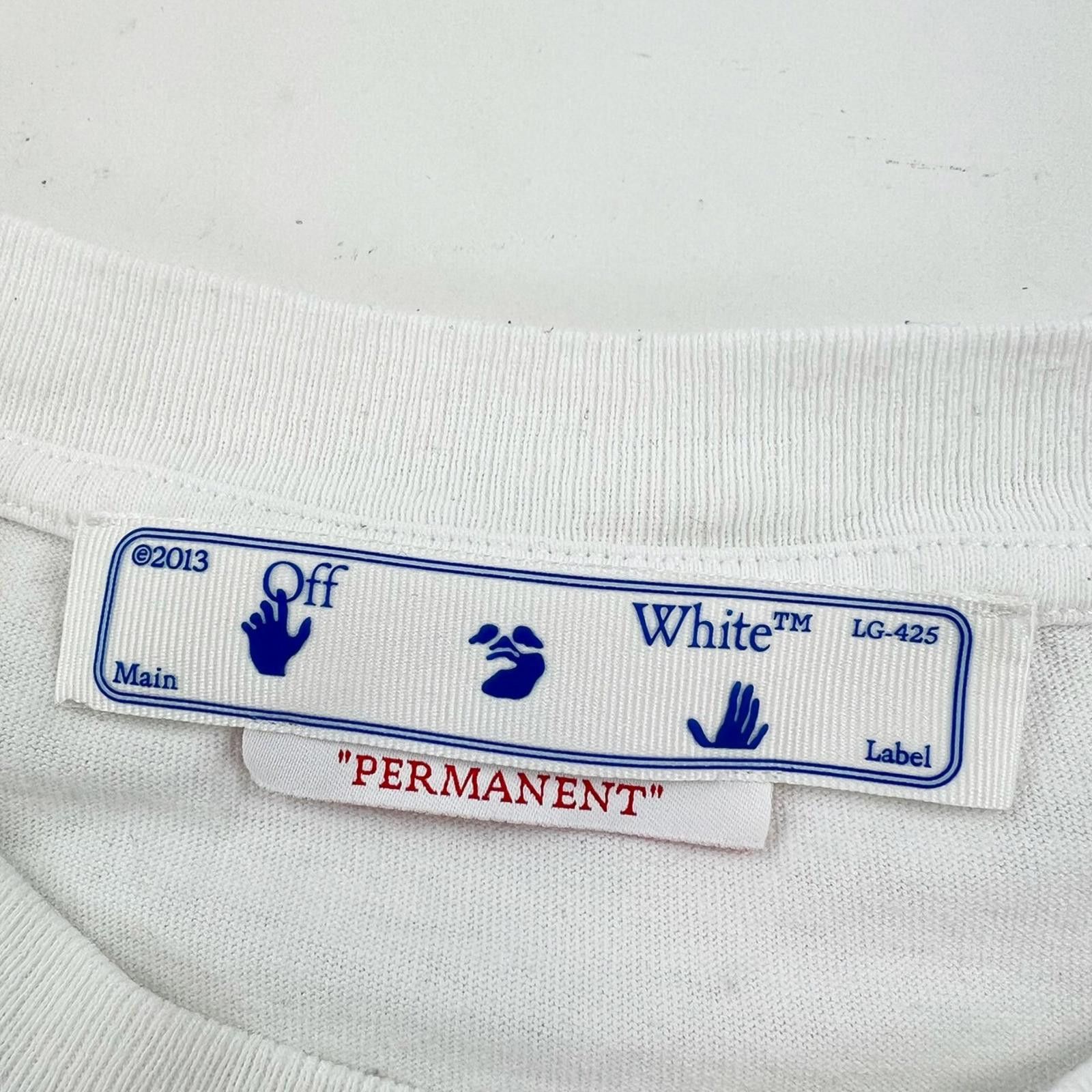 Off-White Off-White Caravaggio Arrows White T-Shirt Size US S / EU 44-46 / 1 - 4 Thumbnail