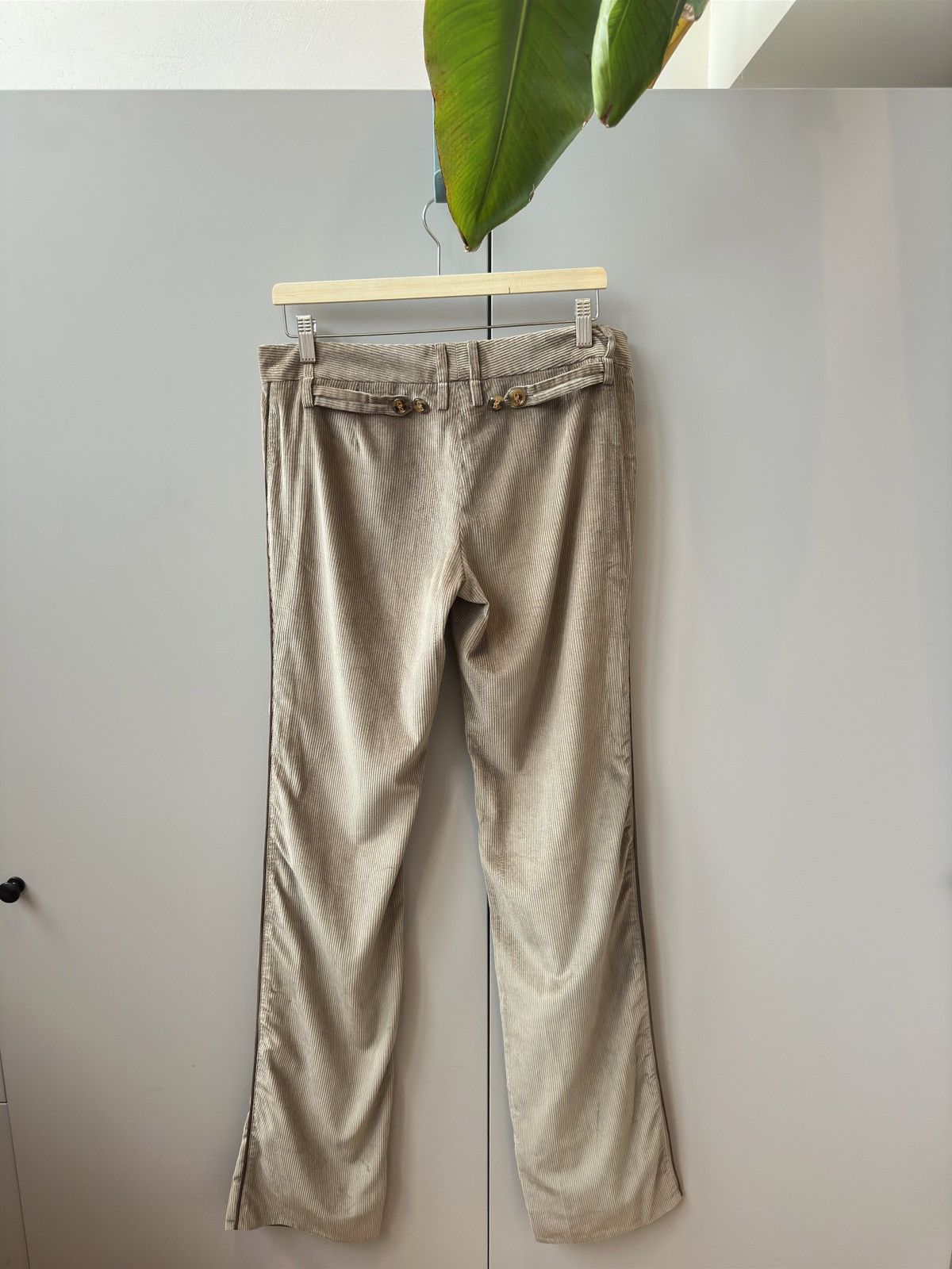 Dolce & Gabbana Dolce & Gabbana Beige Corduroy Pants Made In Italy 44 Size 30" / US 8 / IT 44 - 3 Thumbnail