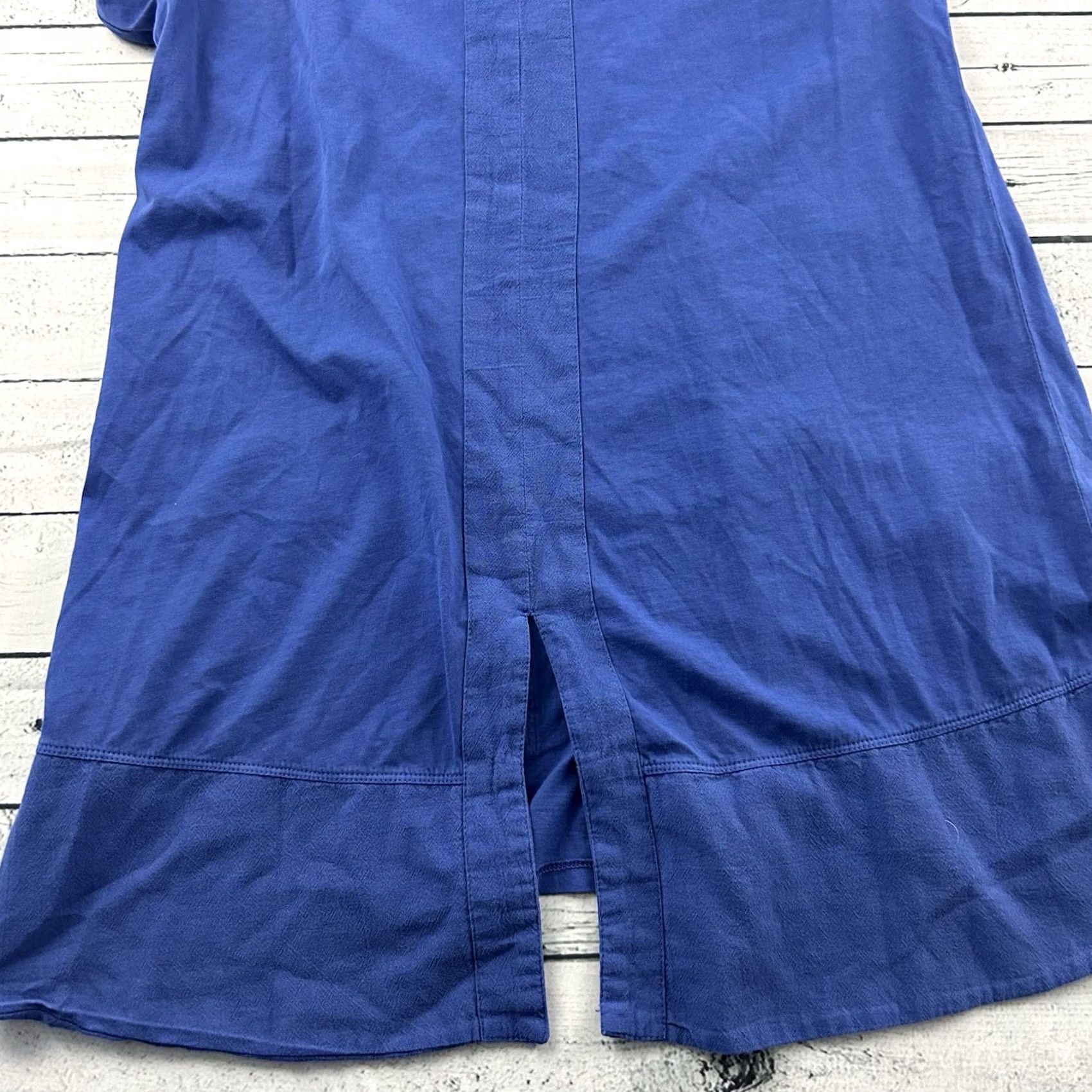 Soft Surroundings Soft Surroundings Shasta Tunic Top Blouse Long Sleeve Blue M Womens Size M / US 6-8 / IT 42-44 - 5 Thumbnail