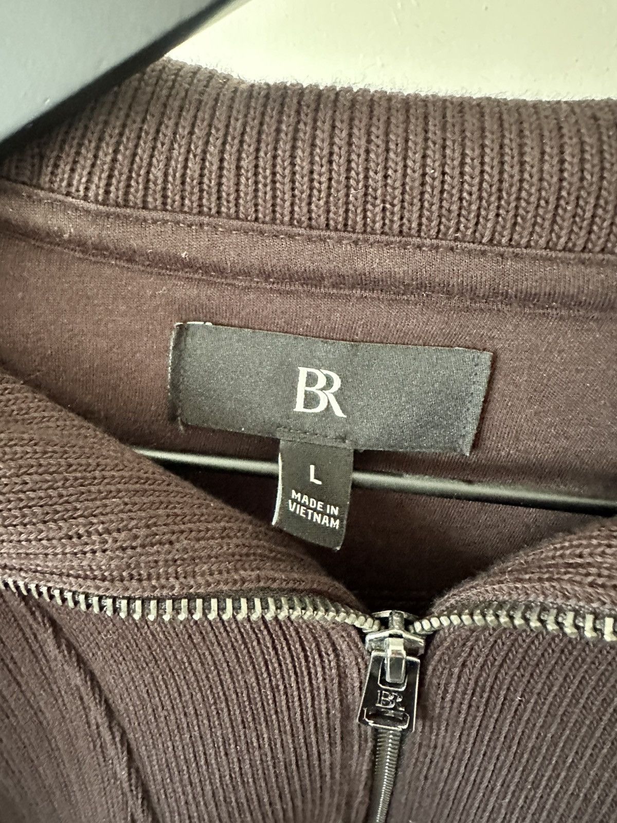 Banana Republic Banana Republic 1/2 Zip / Quarter Zip Brown - Size L Size US L / EU 52-54 / 3 - 3 Thumbnail