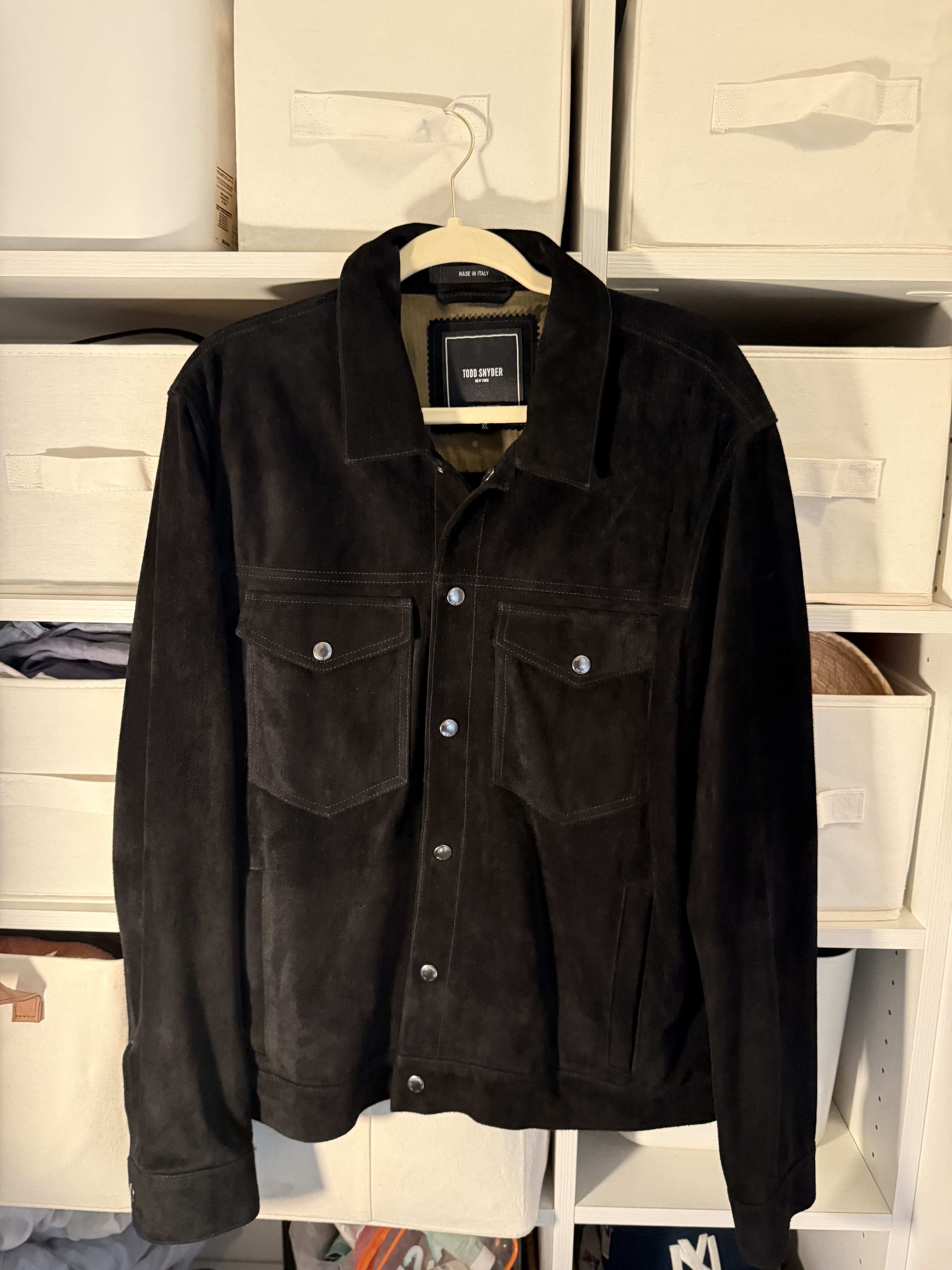 Todd Snyder Todd Snyder Dylan Jacket (Black Suede) | Grailed