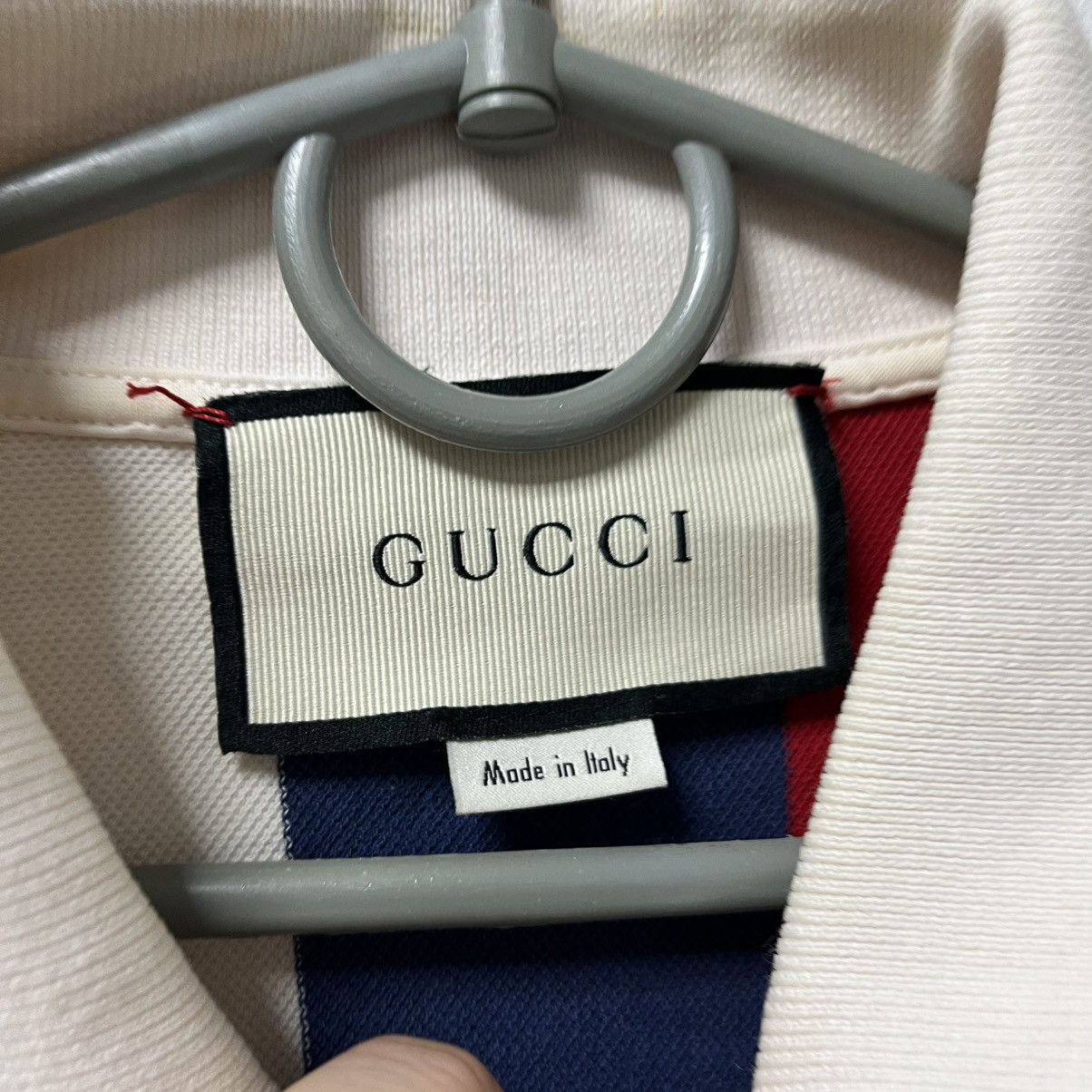 Gucci Gucci Polo T-Shirt Big Logo Size US L / EU 52-54 / 3 - 12 Thumbnail