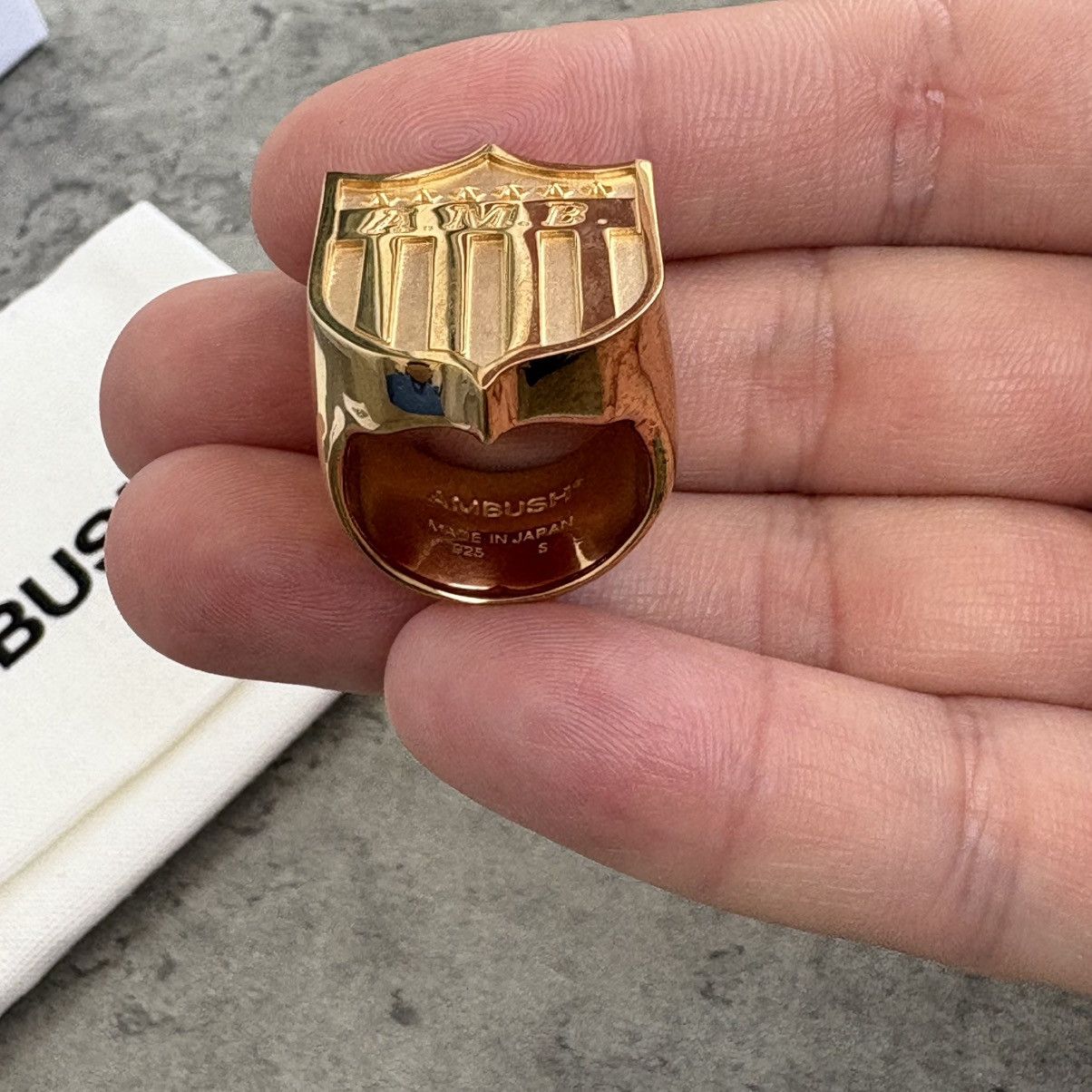 Ambush Design AMBUSHw Varsity Shield ring Made in Japan Silver 925 Size ONE SIZE - 7 Thumbnail