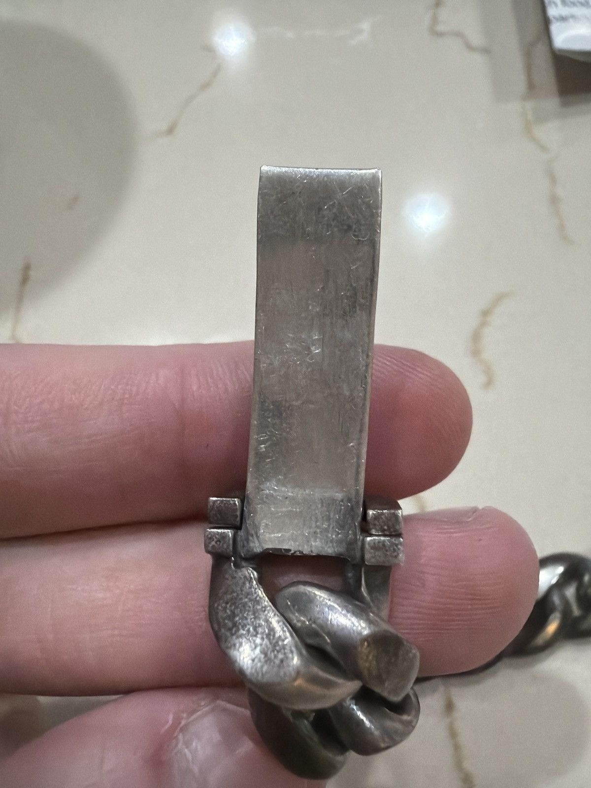 Chrome Hearts Chrome Hearts Floral ID Bracelet 13 Link Sterling Silver Size ONE SIZE - 12 Thumbnail