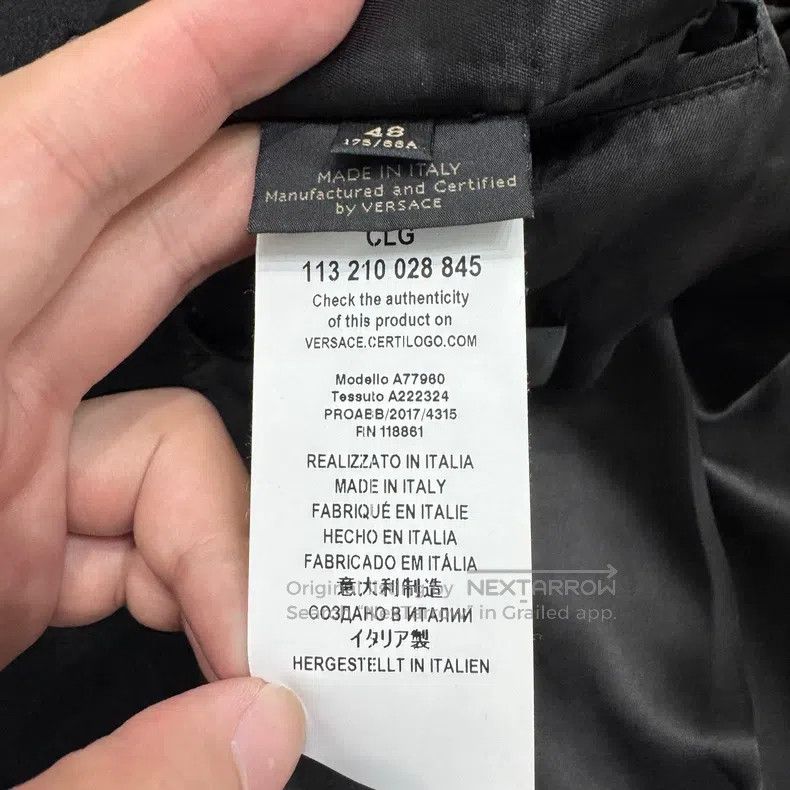Versace Versace Wool baseball uniform jacket Size US M / EU 48-50 / 2 - 5 Thumbnail