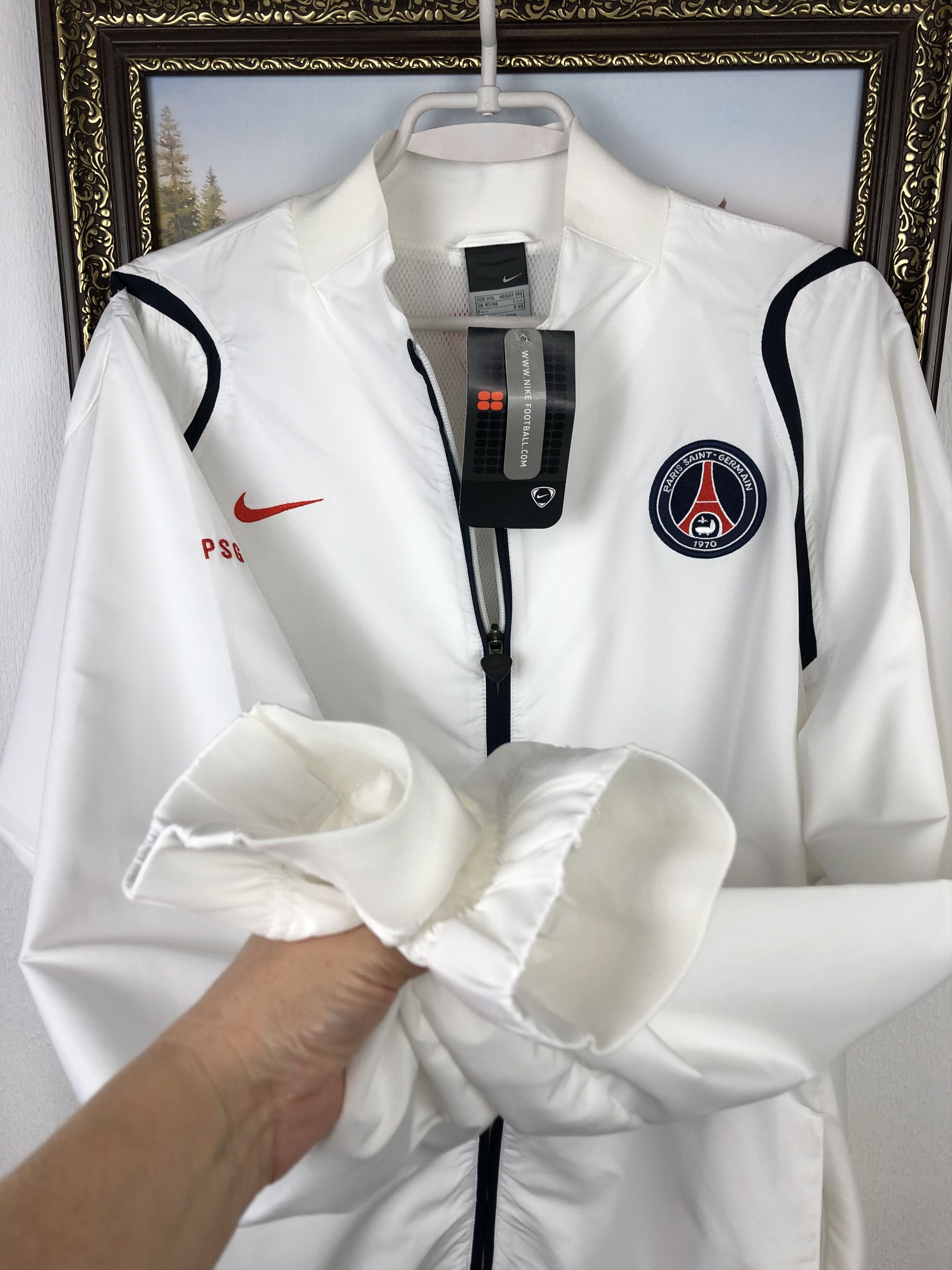 Vintage Nike Paris Saint-Germain PSG Football Jacket Soccer