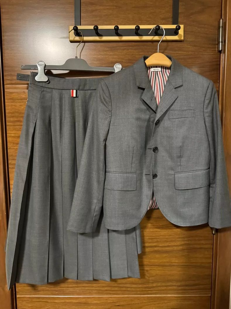 Thom Browne Thom Browne Gray suit jacket Size 36S - 1 Thumbnail