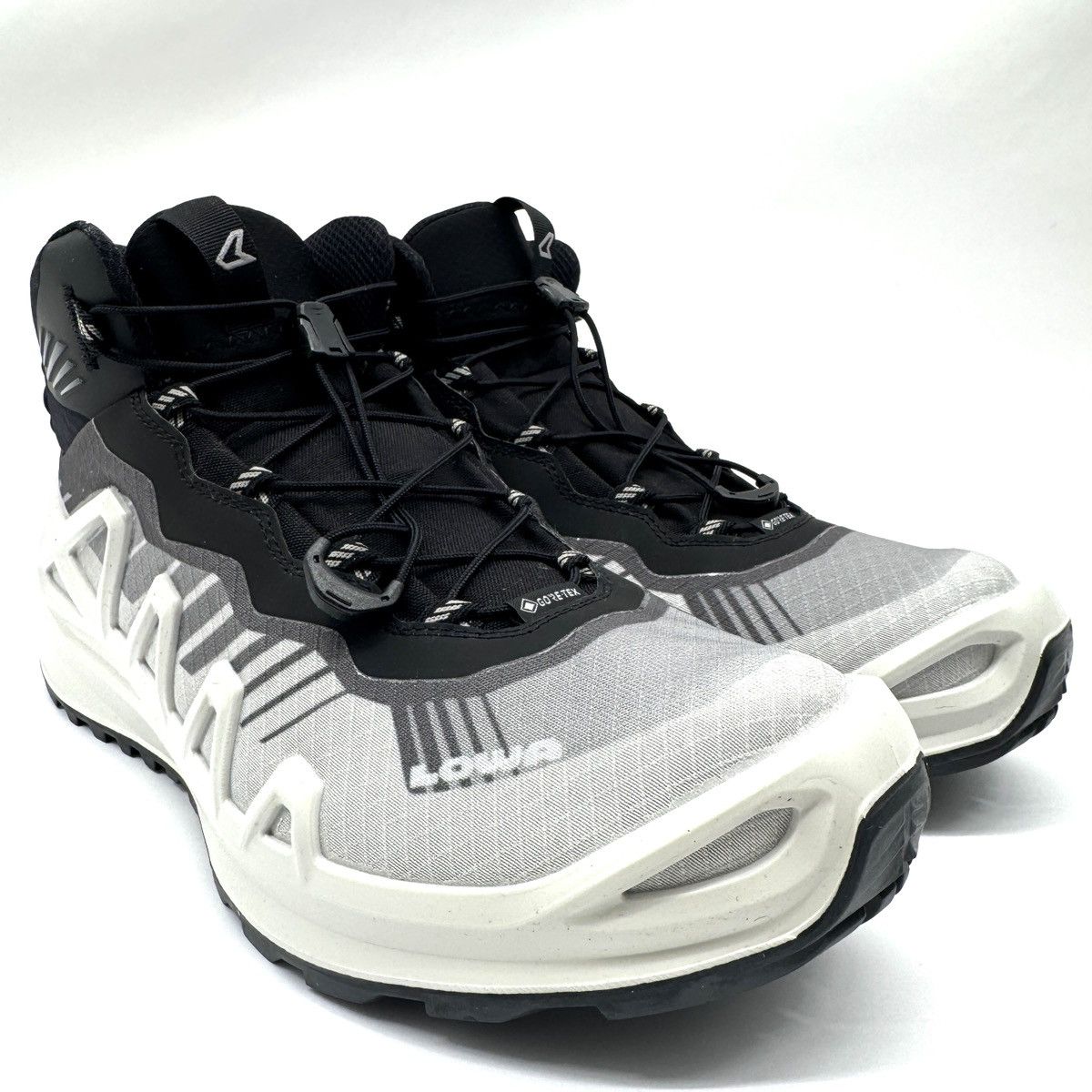 LOWA Lowa Men's Merger GTX Mid Off White Waterproof Hiking Boots Size US 11.5 / EU 44-45 - 3 Thumbnail