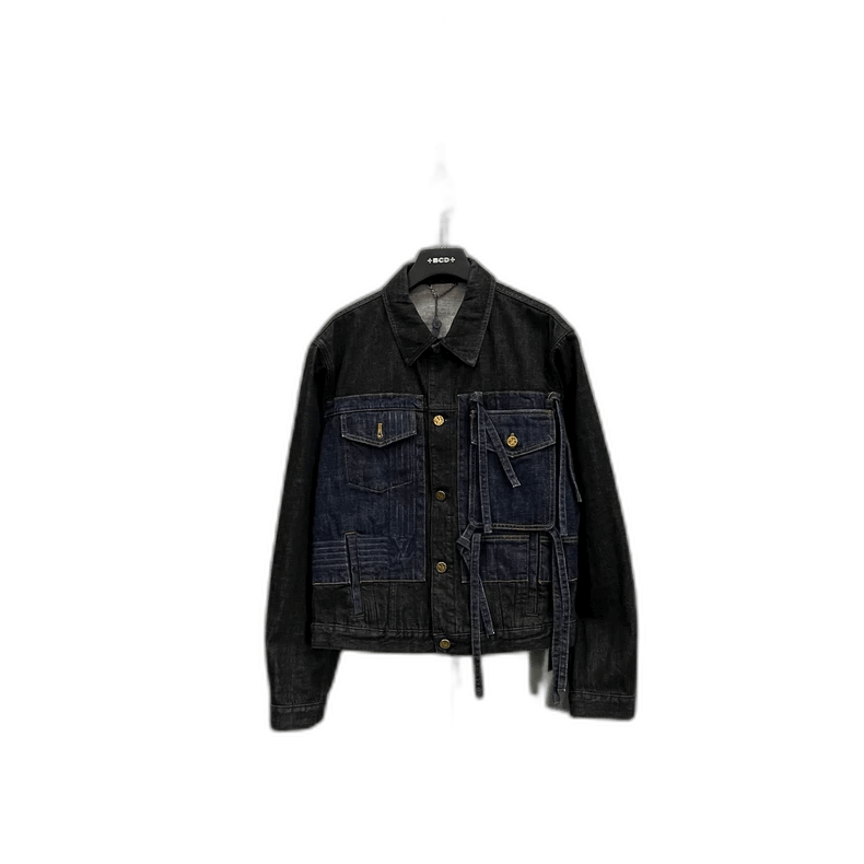 Louis Vuitton Louis Vuitton Color Block Denim Jacket Size US L / EU 52-54 / 3 - 1 Thumbnail