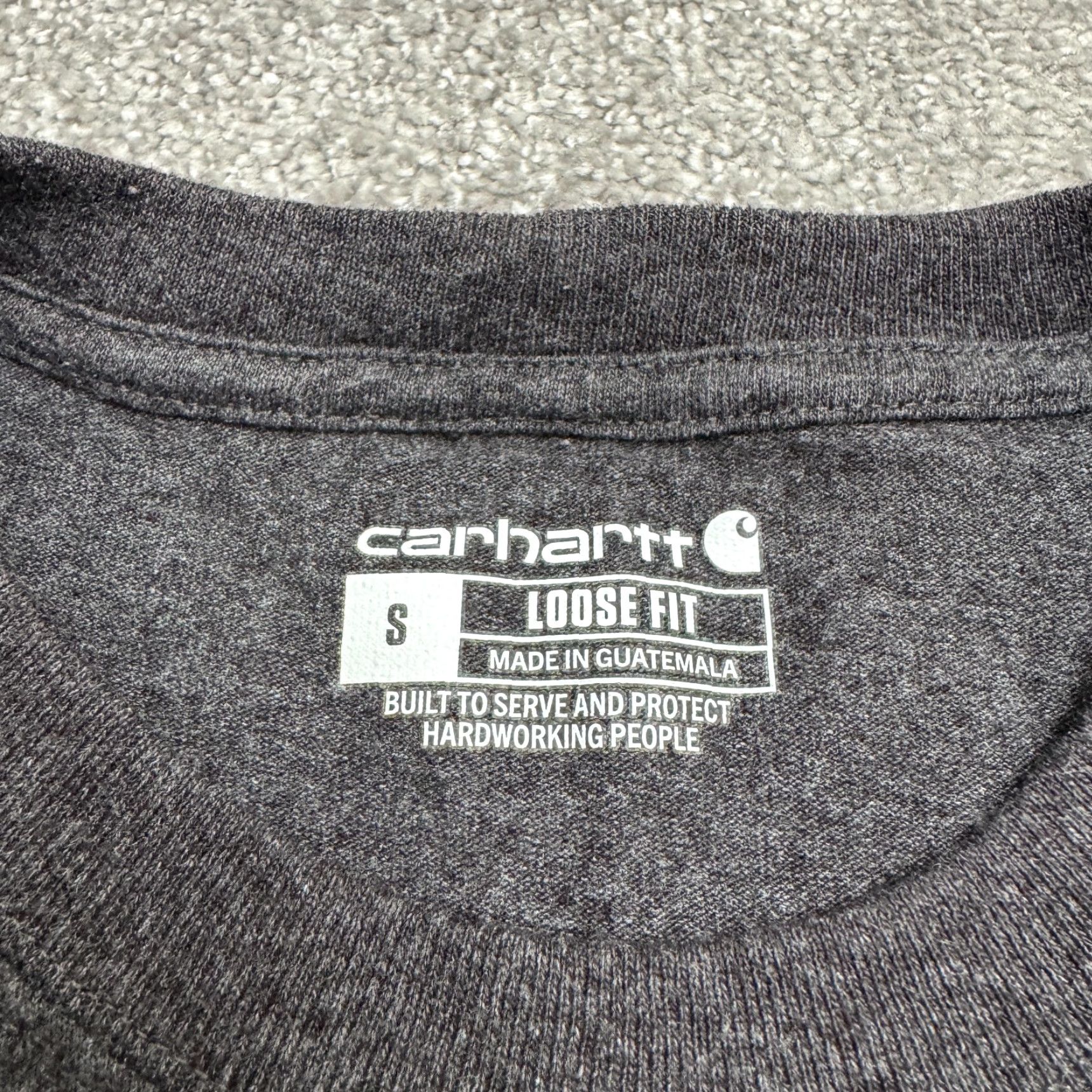 Carhartt Carhartt Gray Long Sleeve T-Shirt Mens Small Crew Casual Graphic Outdoor Sports Size US S / EU 44-46 / 1 - 7 Thumbnail